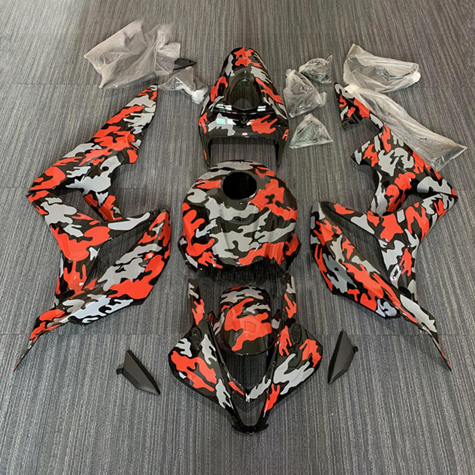 Amotopart Honda CBR600RR 2007-2008 F5 ABS muovinen korin suojasarja