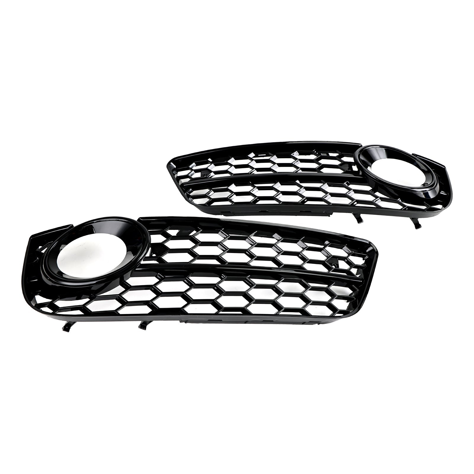 Audi A5 2007-2011 Paire Grille de protection antibrouillard avant en nid d'abeille