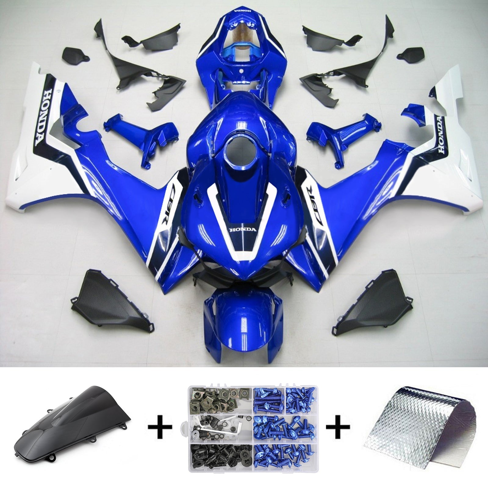 Amotopart Honda CBR1000RR 2017-2025 ABS muovinen korin suojasarja