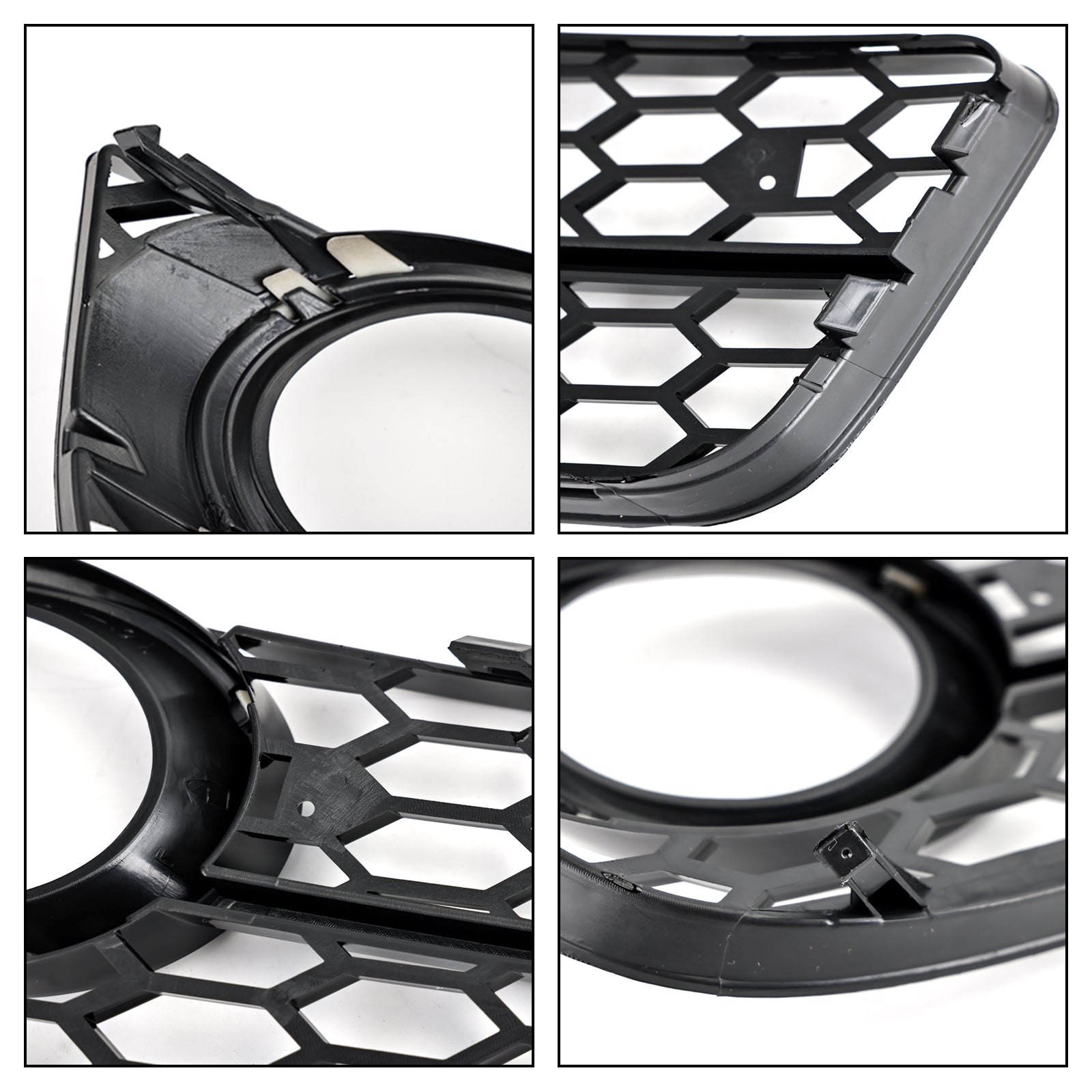 Audi A5 2007-2011 Paire Grille de protection antibrouillard avant en nid d'abeille