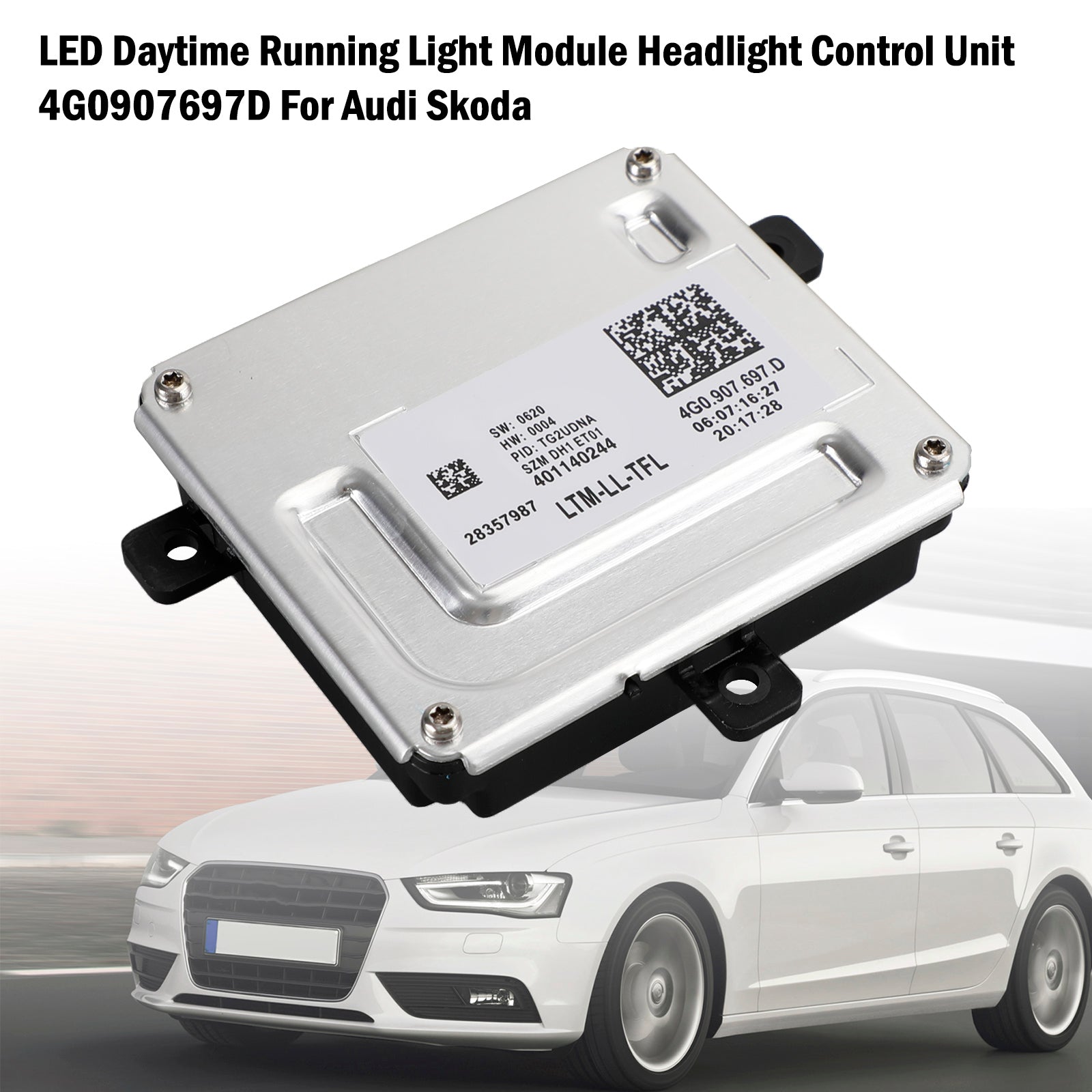4G0907697D 2013-2016 Volkswagen CC LED-dagrijlichtmodule koplampregeleenheid