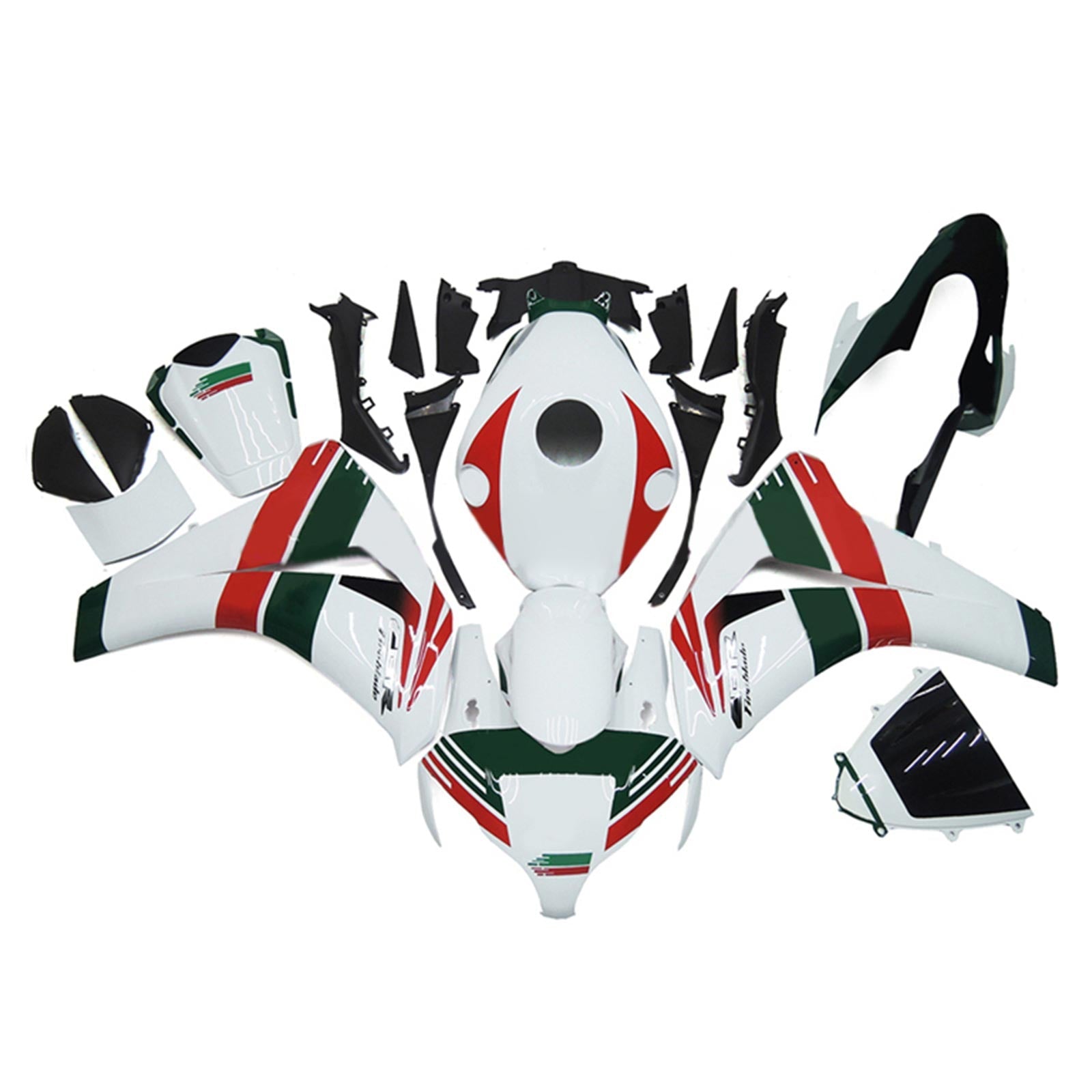 Amotopart Honda CBR1000RR 2008-2011 ABS muovinen korin suojasarja