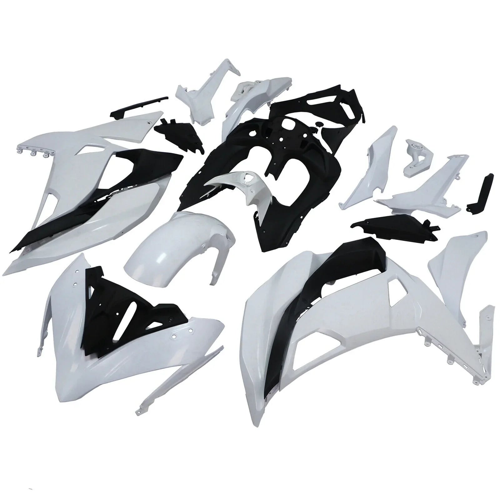 Amotopart Kawasaki ER6F/Ninja 650 2017-2019 injectie ongeverfd kuipje