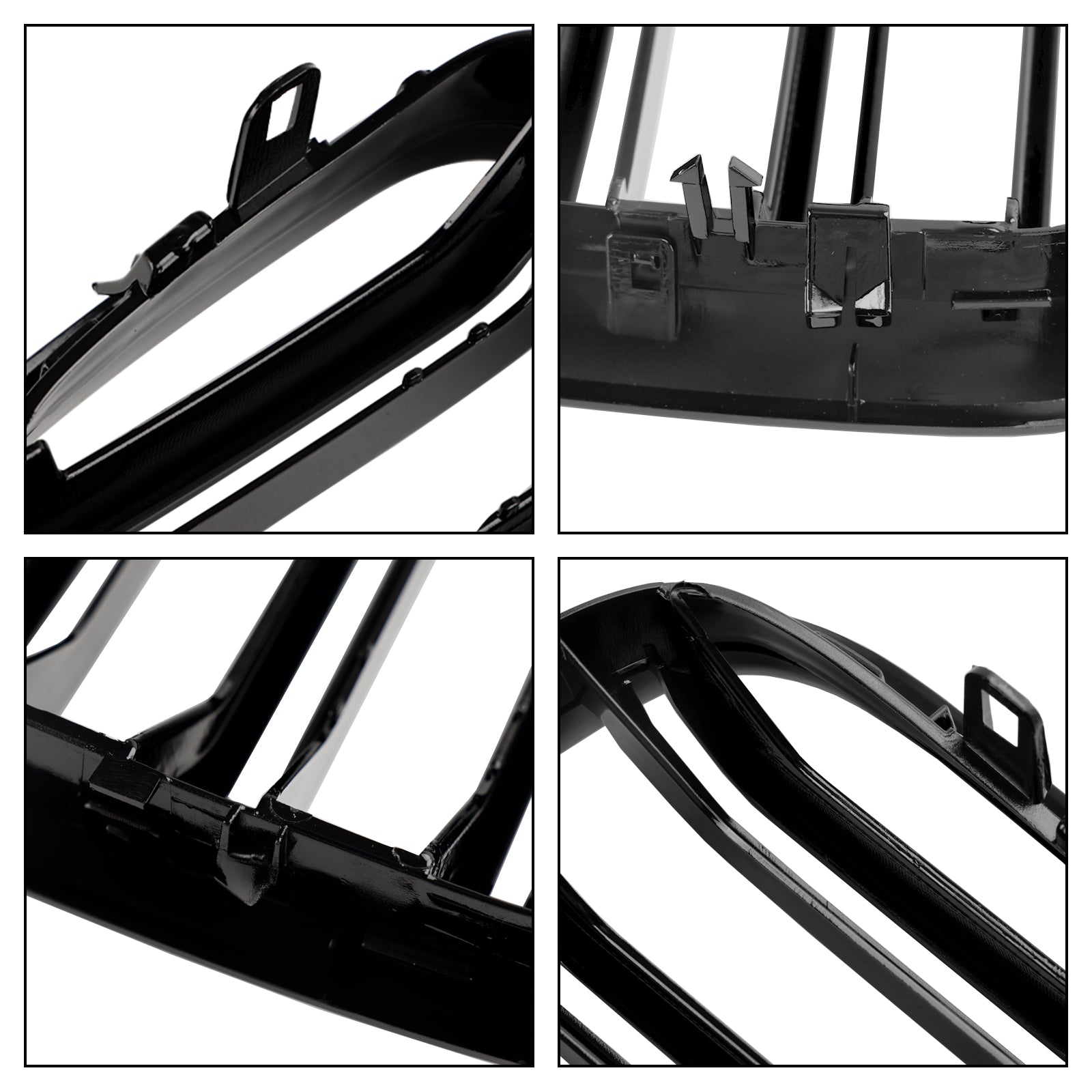 Griglia per paraurti anteriore BMW X6 E71 2007-2014 nera lucida