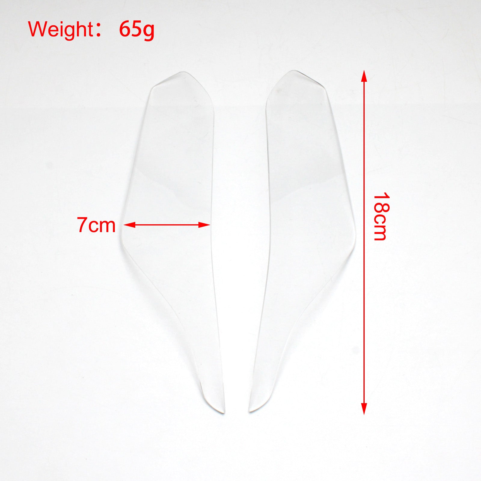 Beschermende deksel van vuurtorenlens geschikt voor Honda X-ADV 750 2017-2019 Generieke rook