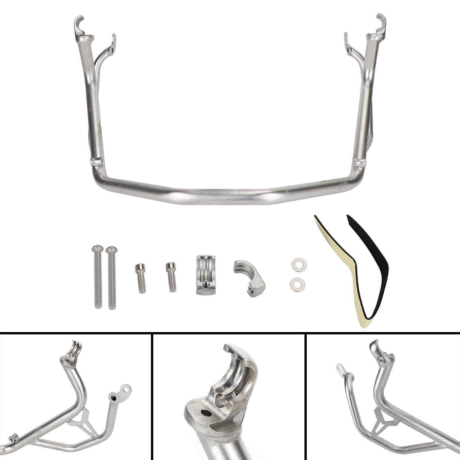 Rama górna osłony silnika ze stali srebrnej do Hondy X-Adv X Adv 750 21 Generic