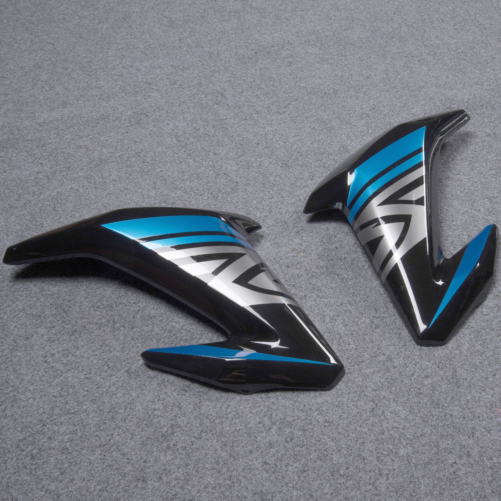 Owiewka Amotopart do Kawasaki Z900 2017-2019 Niebieskie srebrne nadwozie z wtryskiem tworzywa sztucznego