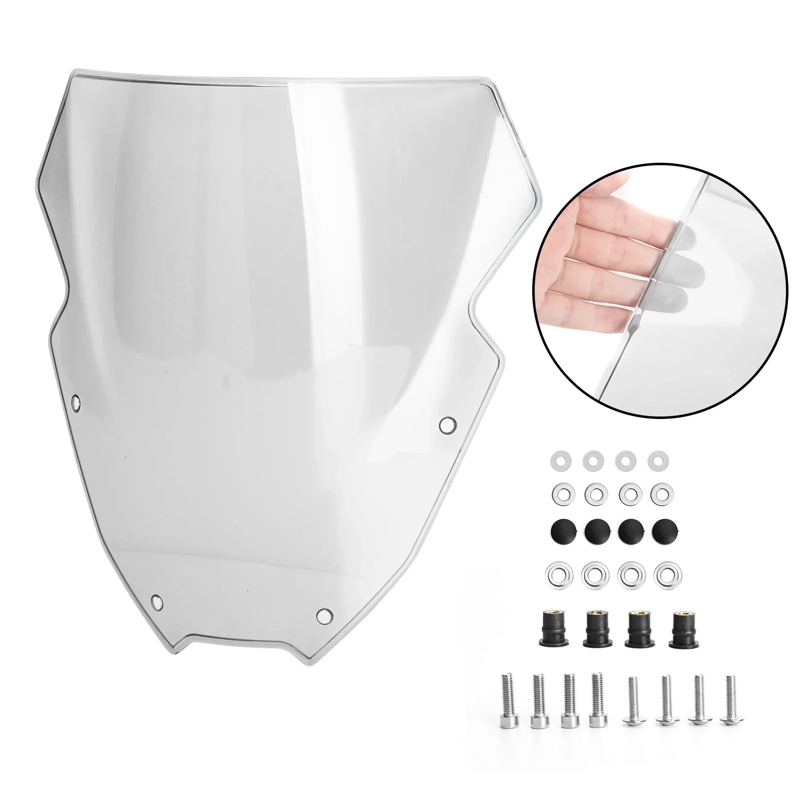 Parabrezza motociclistico ABS per Yamaha MT-09 MT09 2021 Generico