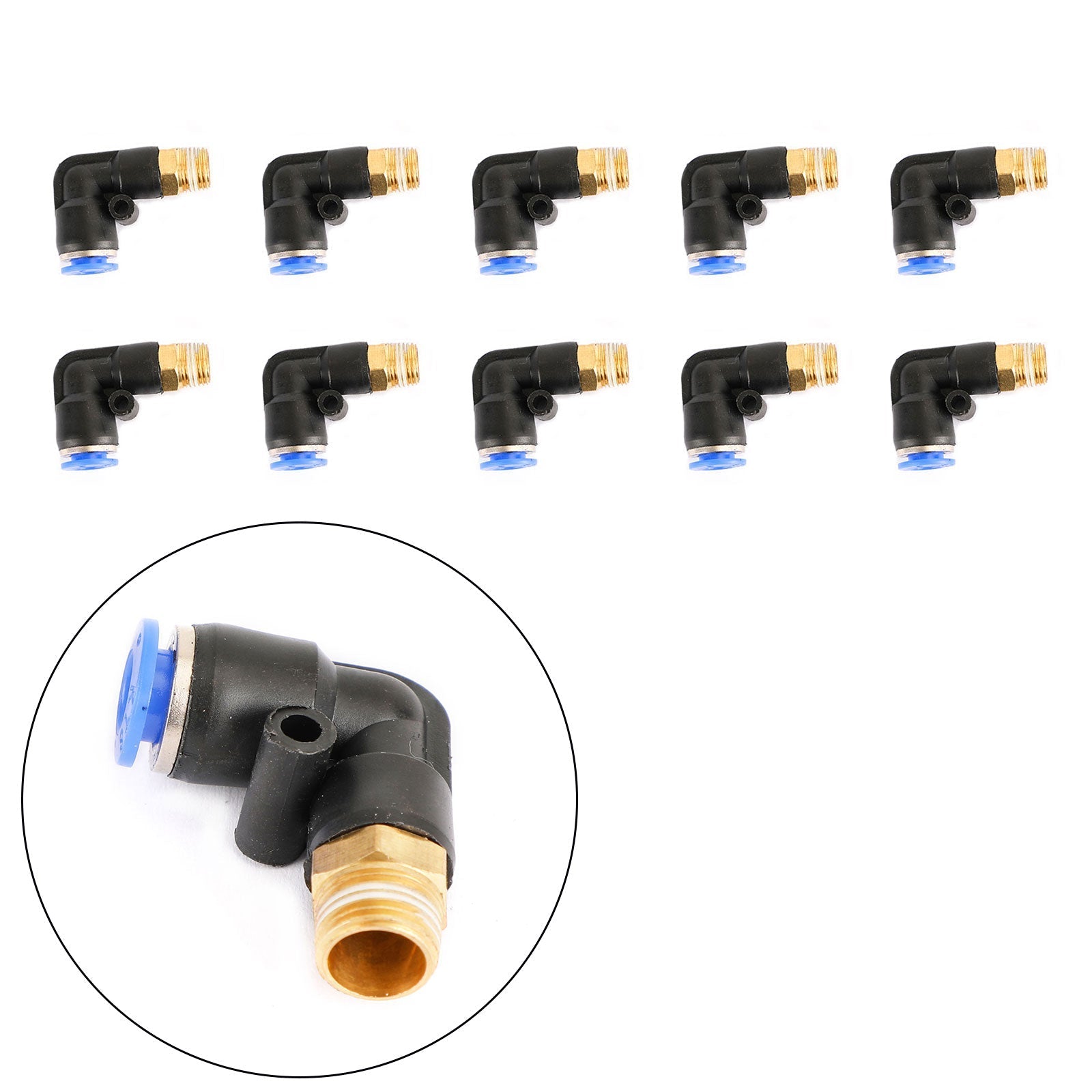 Air rapido spinta per collegare pneumatics "l" "t" "y" a destra divisa 6mm