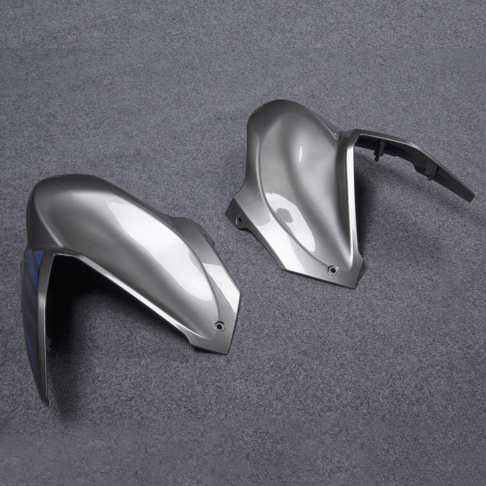 Owiewka Amotopart do Kawasaki Z900 2017-2019 Niebieskie srebrne nadwozie z wtryskiem tworzywa sztucznego