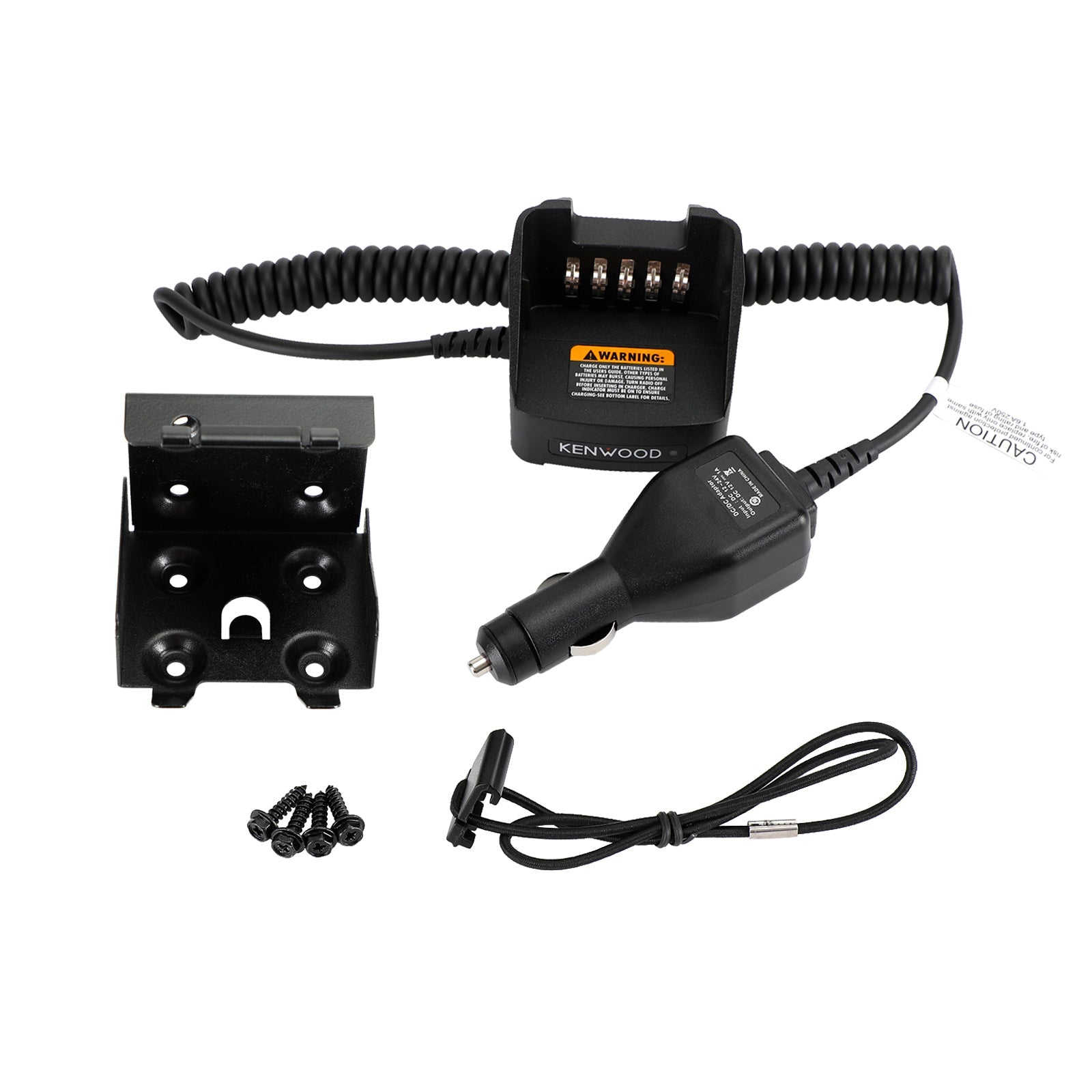 Caricabatteria per auto KVC-21 per Kenwood NX-200 NX-300 NX-5200 TK-2180 TK-3180