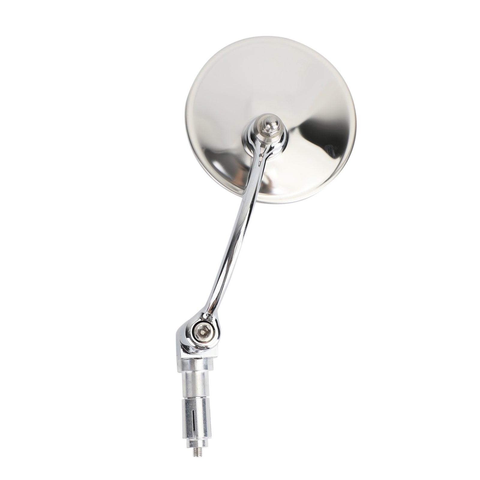 Rétroviseurs d'extrémité de guidon chromés pour moto Cafe Racer Old School Clubman 22mm générique