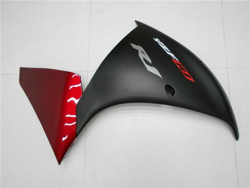 Amotopart Injection Plastique ABS Carénage Fit pour Yamaha YZF R1 2009-2011 Rouge Noir Generic