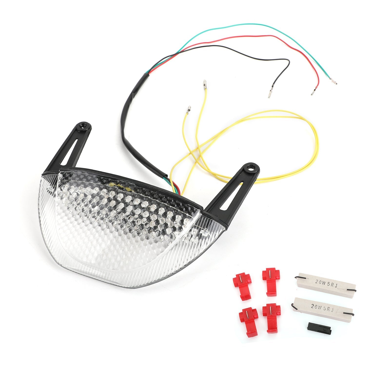 Moottoripyörän takajarrujen vilkkuvat valot Honda CBR 600RR 2007-2012 Generic Red