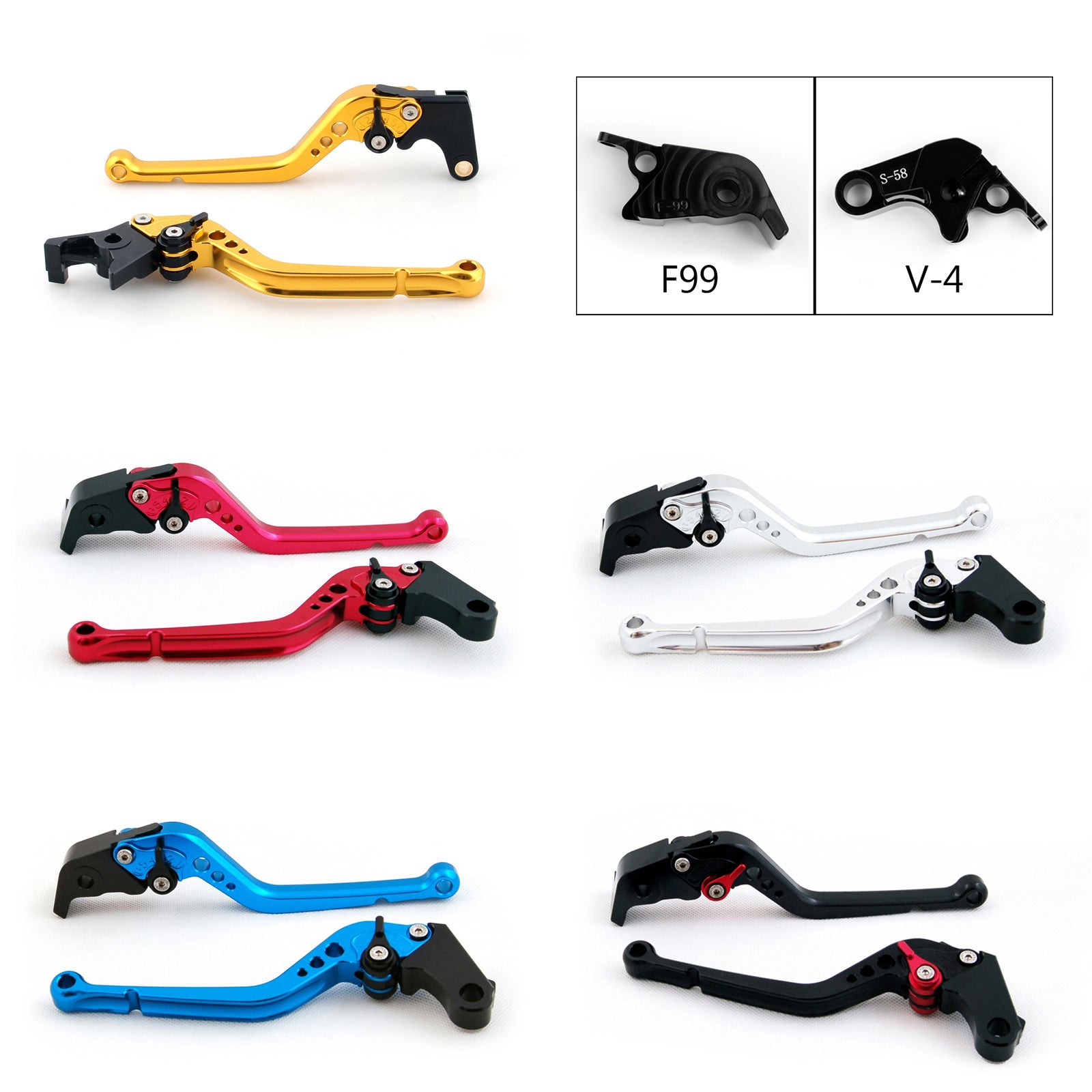 Leve della frizione del freno lunghe per Aprilia Aprilia RSV4 Factory/RSV4-R/RR TUono V4 GENERIC