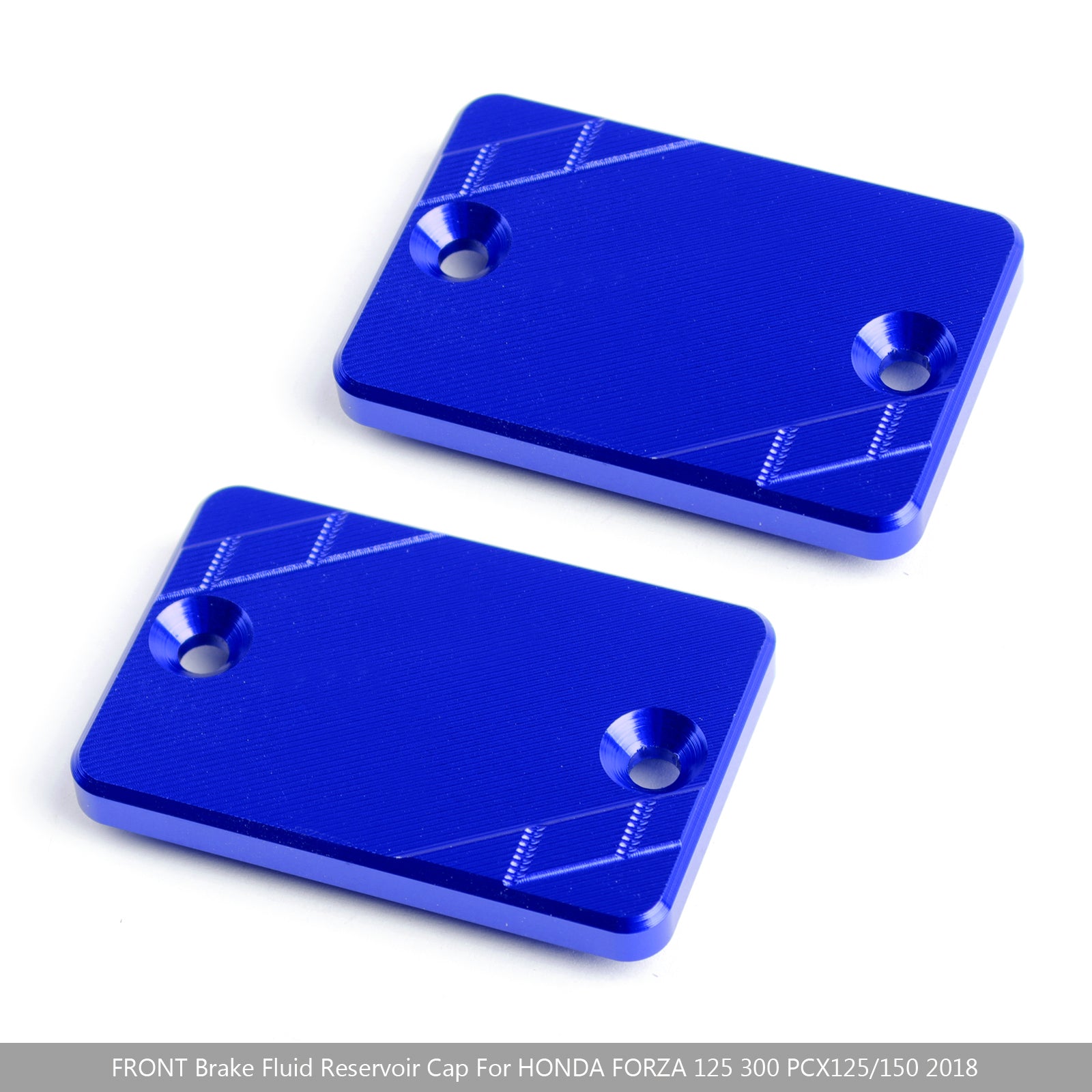2x blauwe voorremreservoirdop voor HONDA PCX125/150 2018 Forza 125 300 generiek