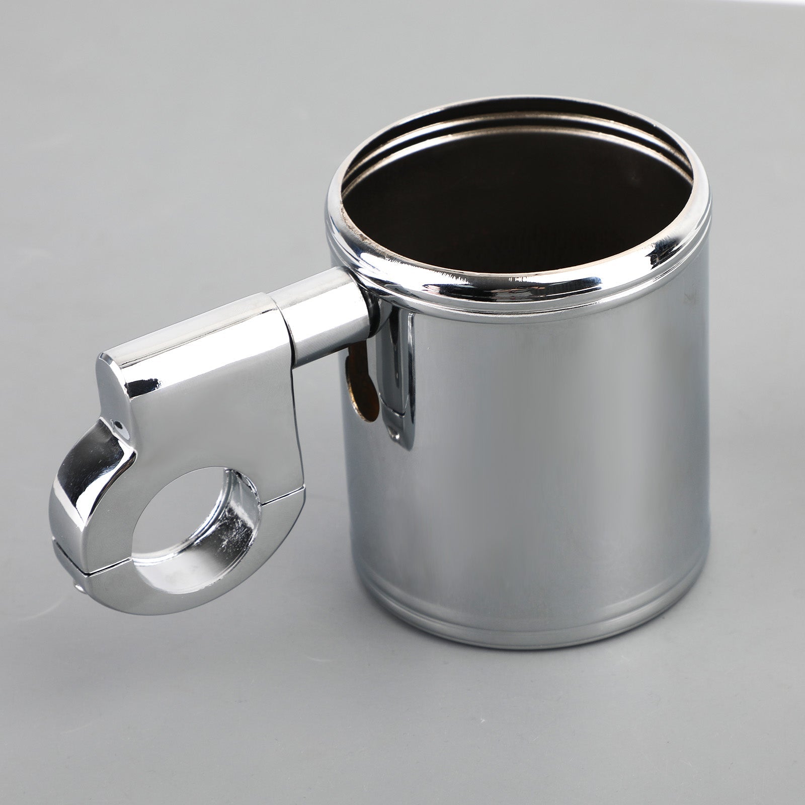 Kromirano držalo za skodelice za motorno kolo ATV za krmilo 7/8" 1" 1-1/4" generično univerzalno