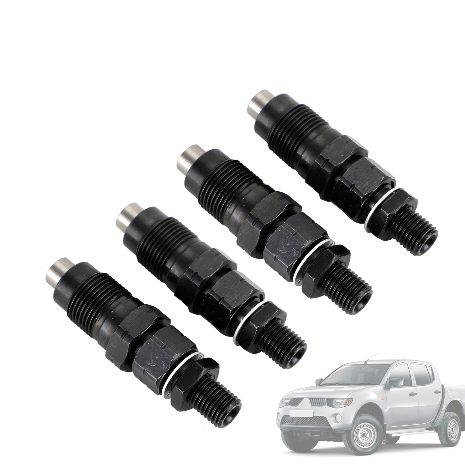 1996-2006 Mitsubishi L200 2.5TD K74 4D56T Pick Up 4PCS Injecteurs de carburant MD196607