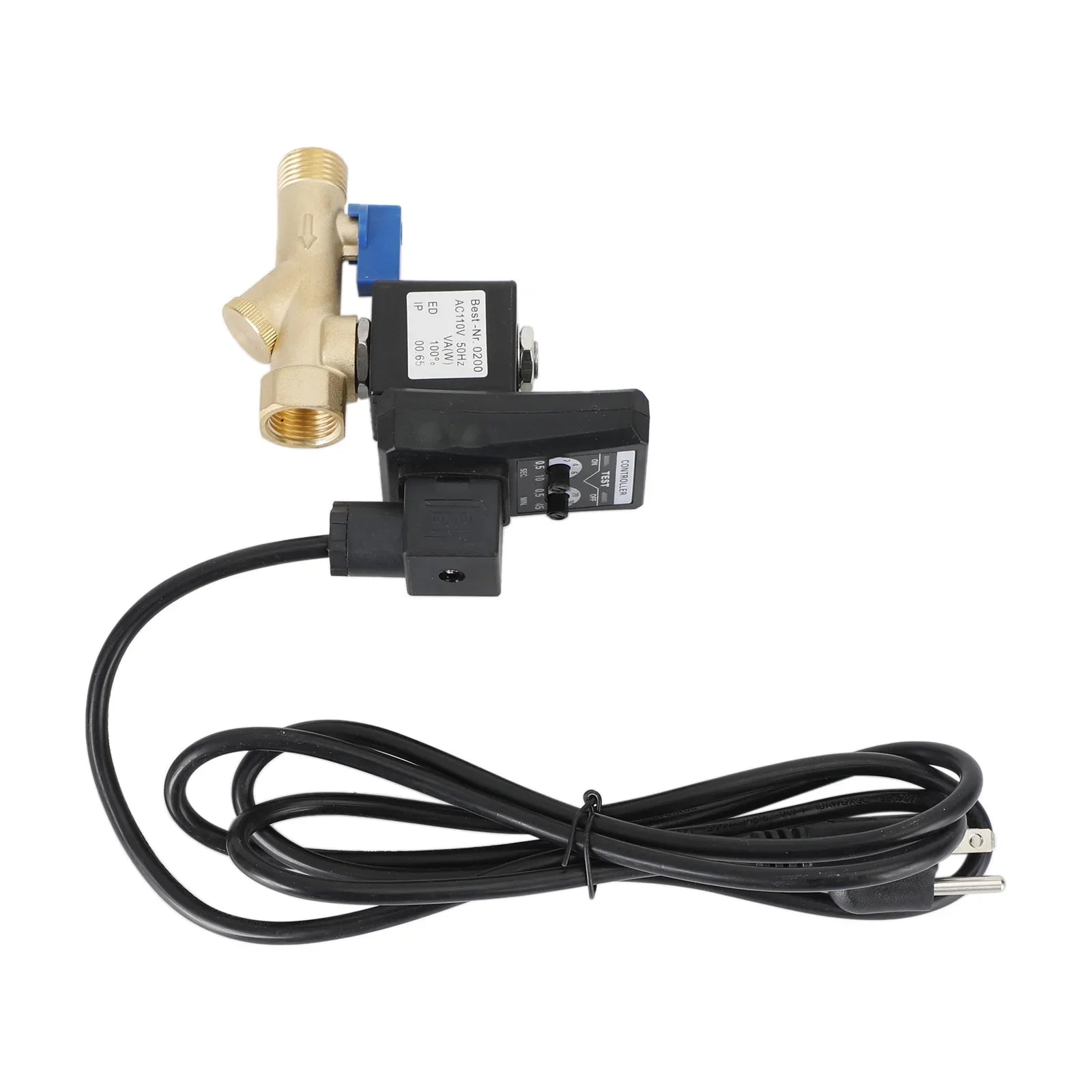 Compressore d'aria temporizzato elettronico automatico AC110V Valvola di scarico automatico da 1/2".