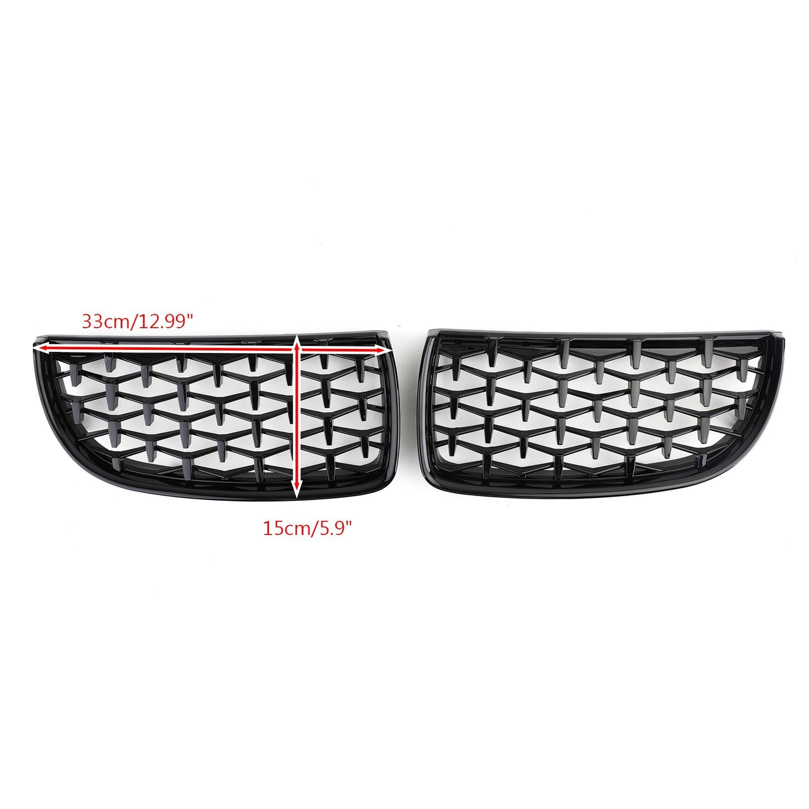 Grill nerkowy Meteor Black do BMW E90 serii 3 Sedan 2005-2008 Generic