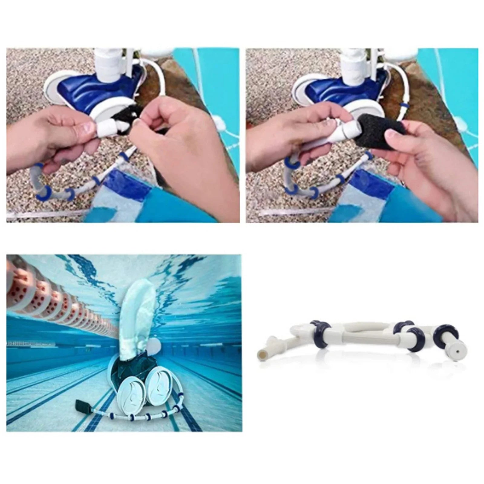 Tuyau de queue de balayage de nettoyeur de piscine avec épurateur pour Polaris 180 280 380 480