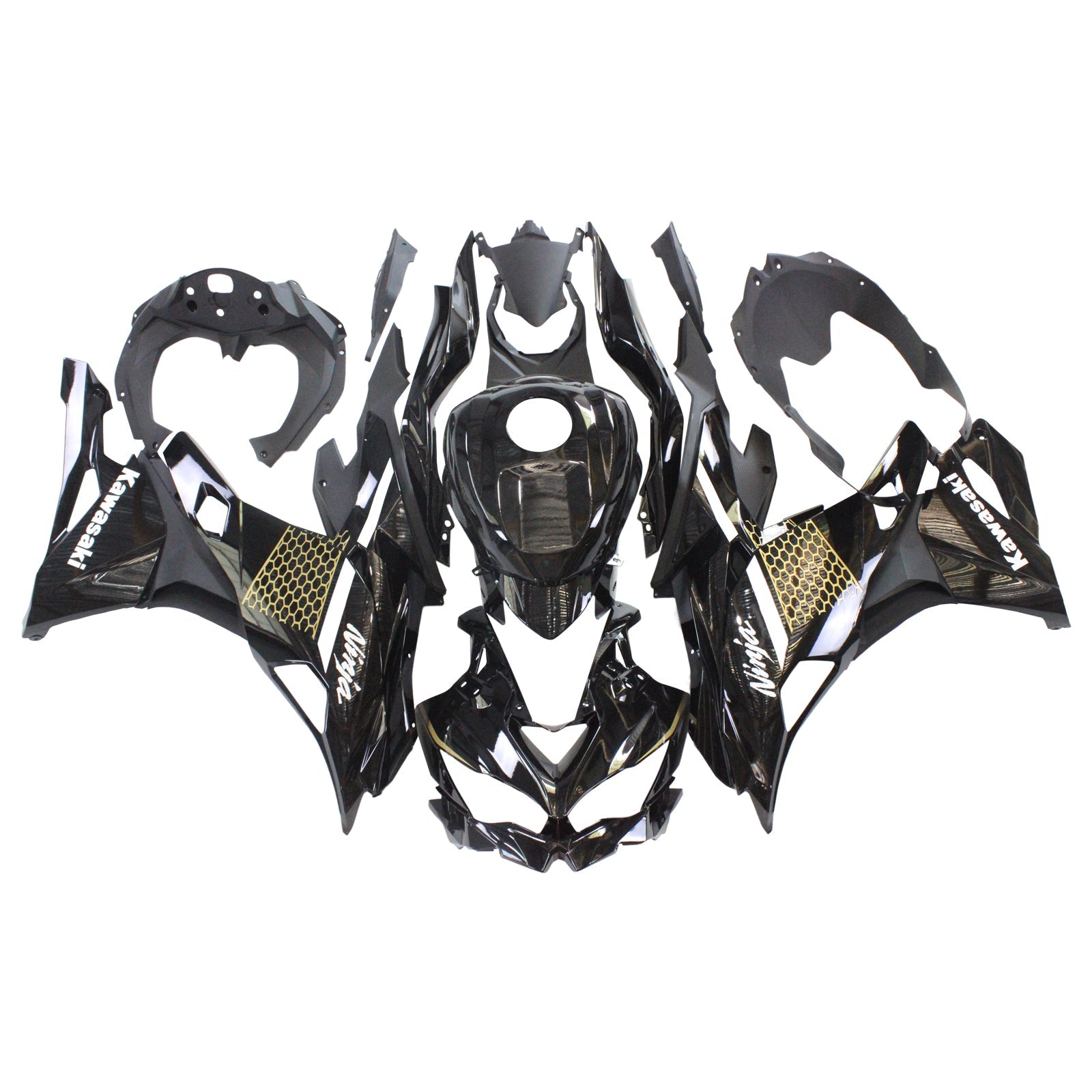 Amotopart Kawasaki Ninja ZX-25R 2020-2021 Zestaw owiewek Nadwozie ABS