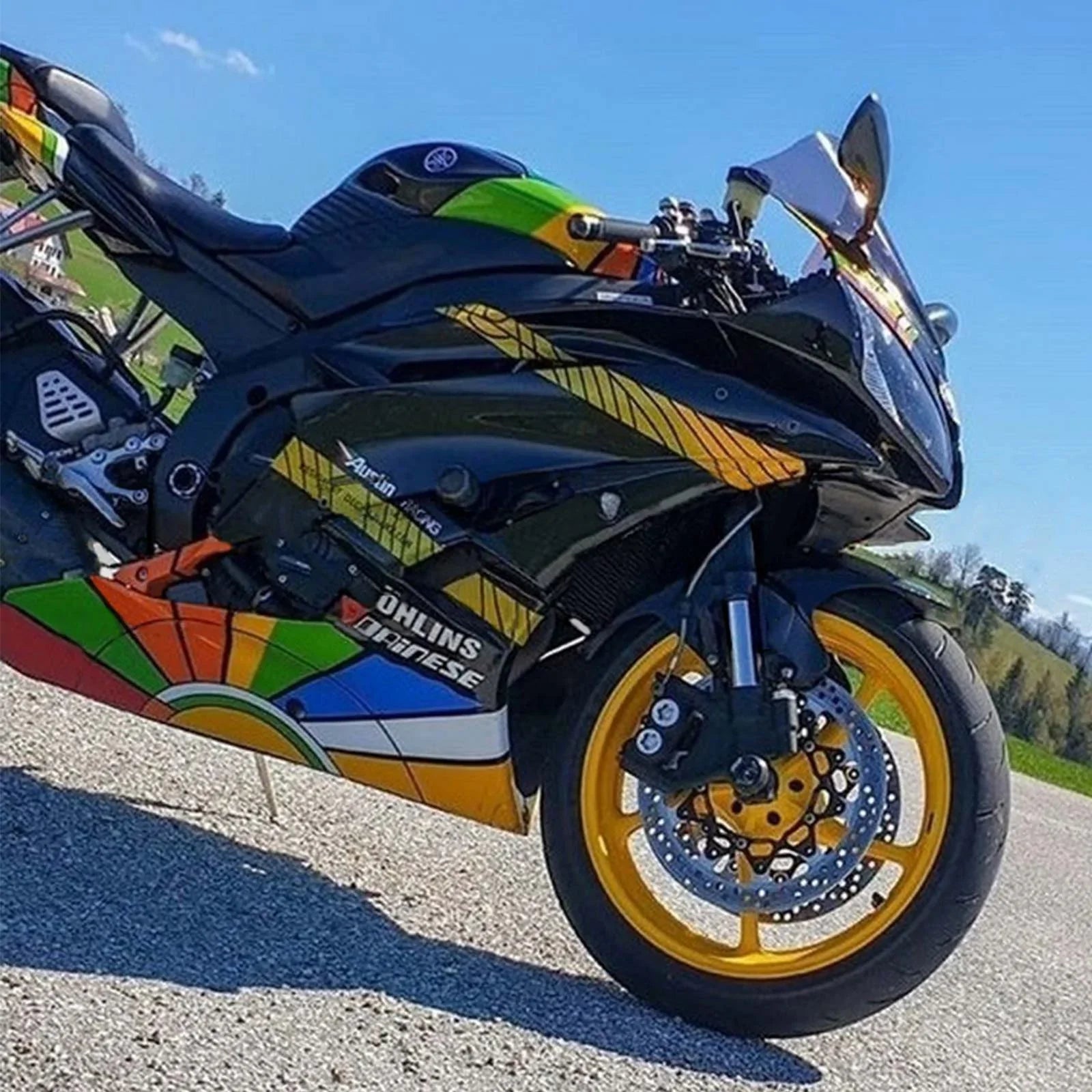 Amotopart Sealing Kit za Yamaha YZF 600 R6 2006-2007 Generic