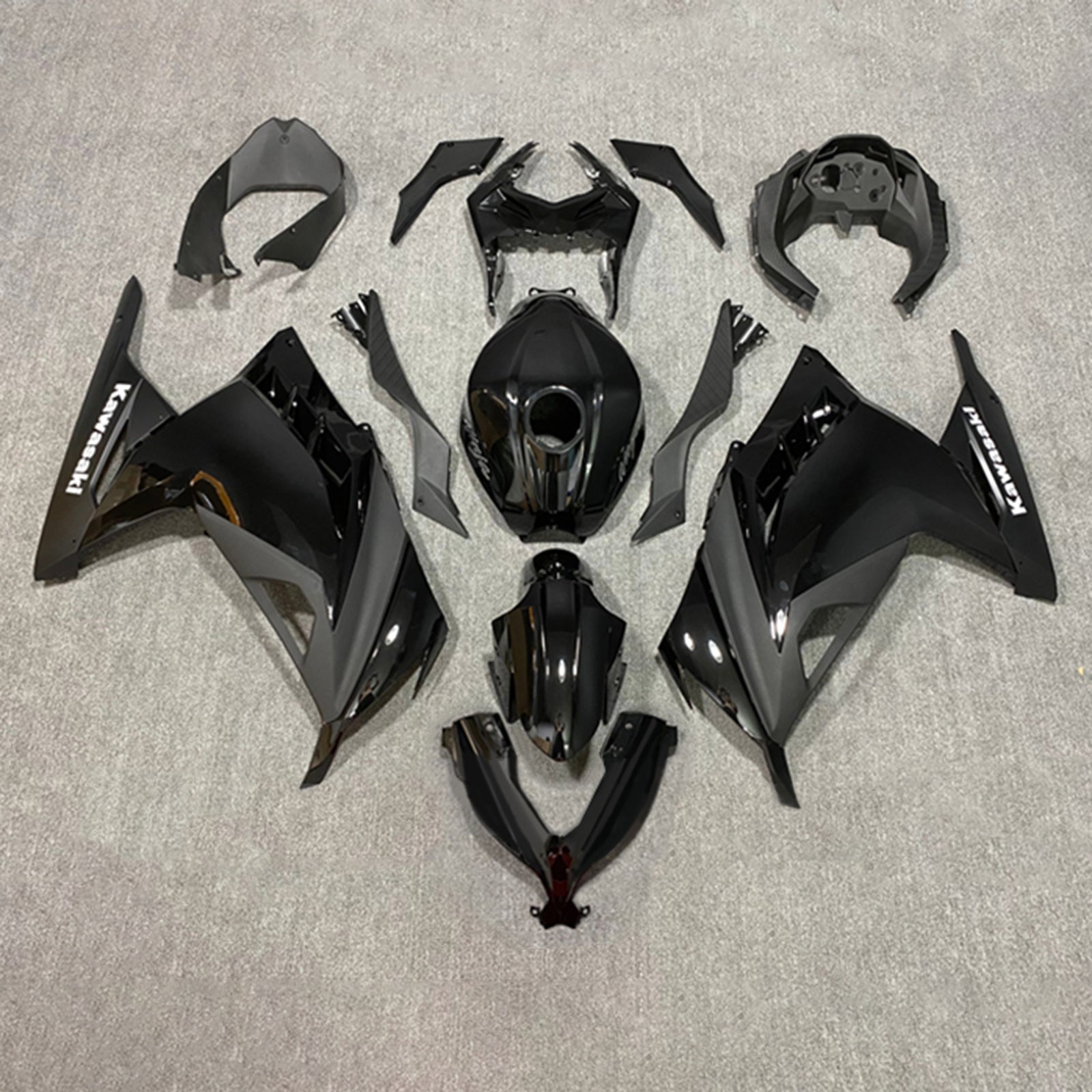 Amotopart Kawasaki EX300/Ninja 300 2013-2017 Kit Fairness Corrier Plastic Abs