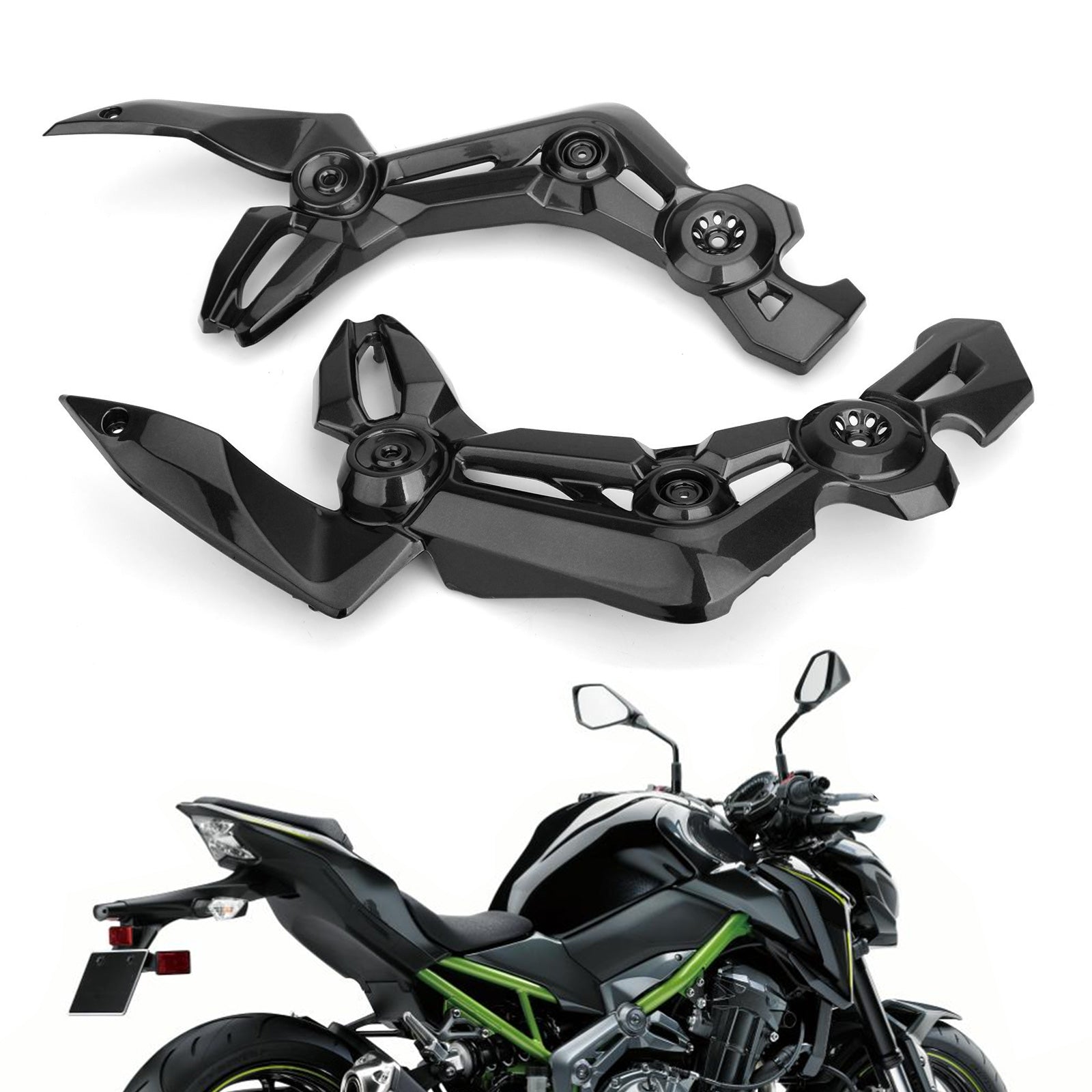 Garniture de protection de cadre pour Kawasaki Z900 2017-2019 Vert Générique