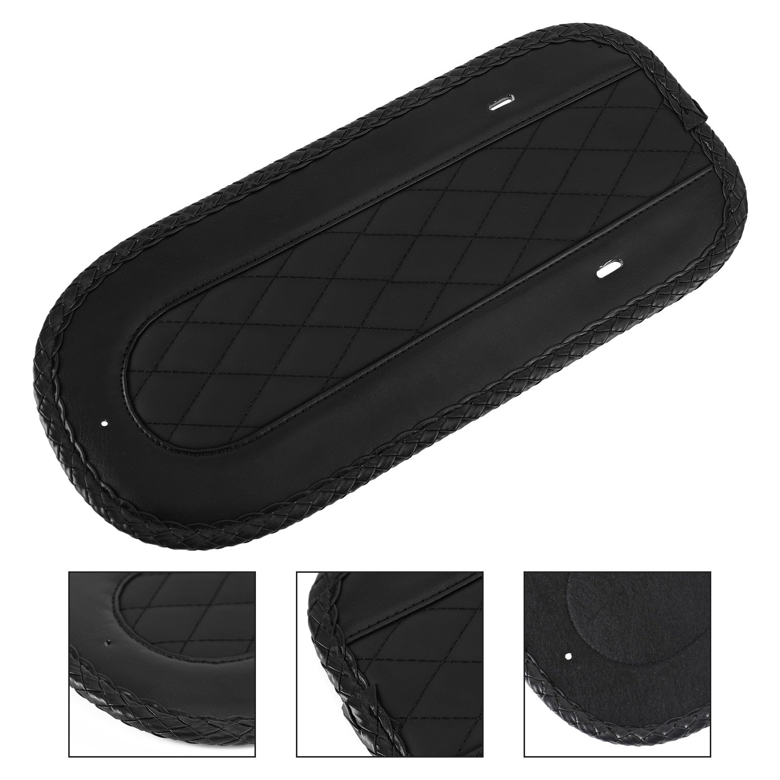 Selle solo en cuir PU pour garde-boue arrière pour Touring Road Glide FLHX 2008-2020 Generic
