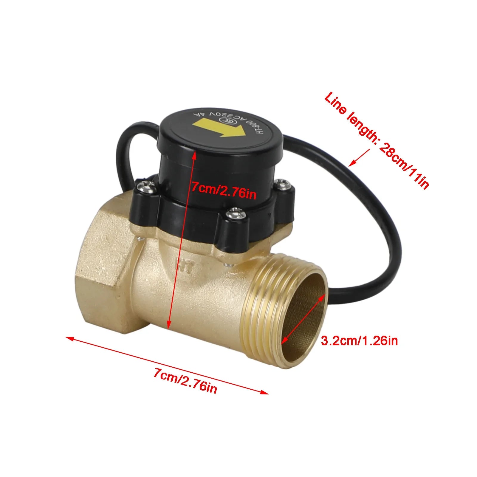 HT-800 G1 Draad 220V Waterpomp Flow Sensor Automatische Bedieningsschakelaar