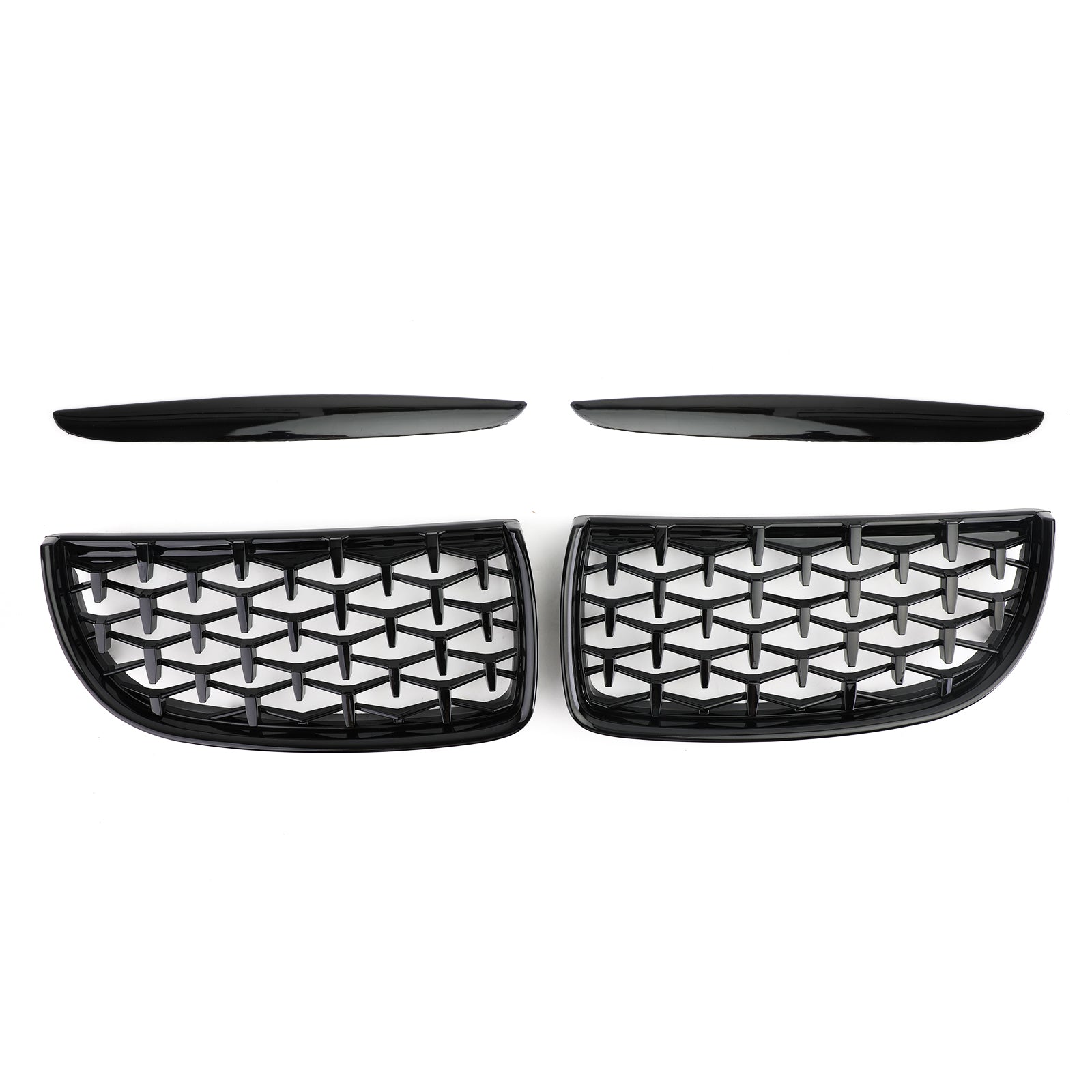 Grill nerkowy Meteor Black do BMW E90 serii 3 Sedan 2005-2008 Generic