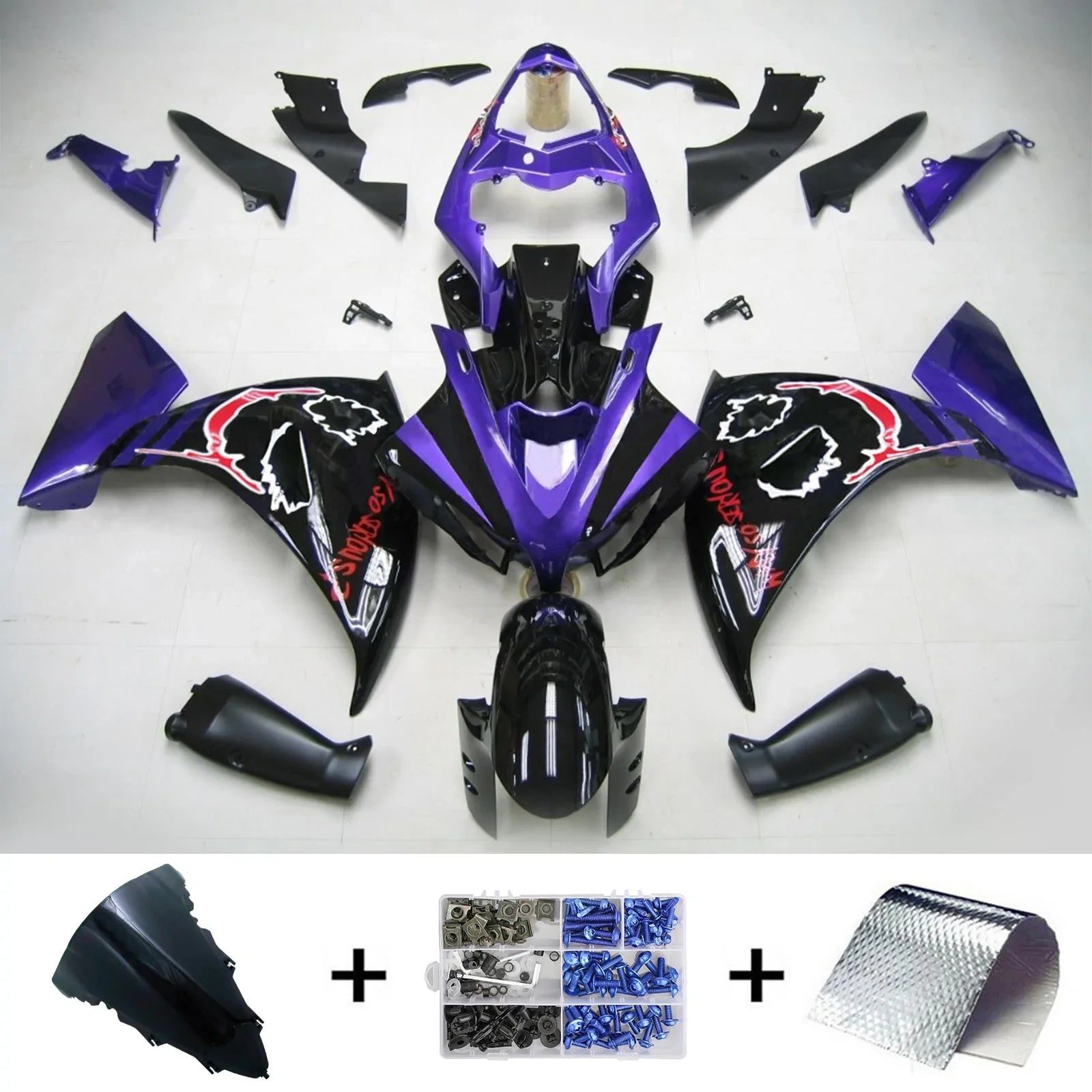 Amotopart kuipset voor Yamaha YZF 1000 R1 2012-2014 generiek