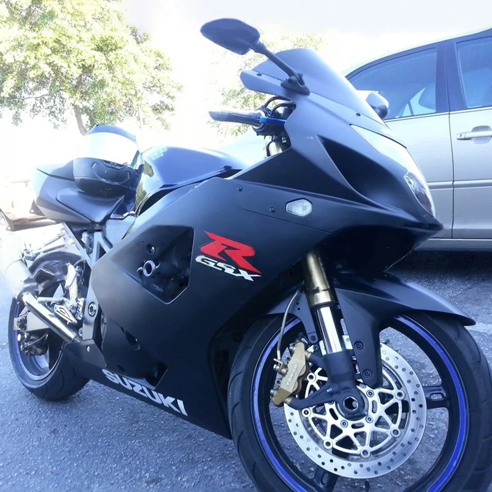 Amotopart Suzuki GSXR 600/750 2004-2005 ABS muovinen korin suojasarja