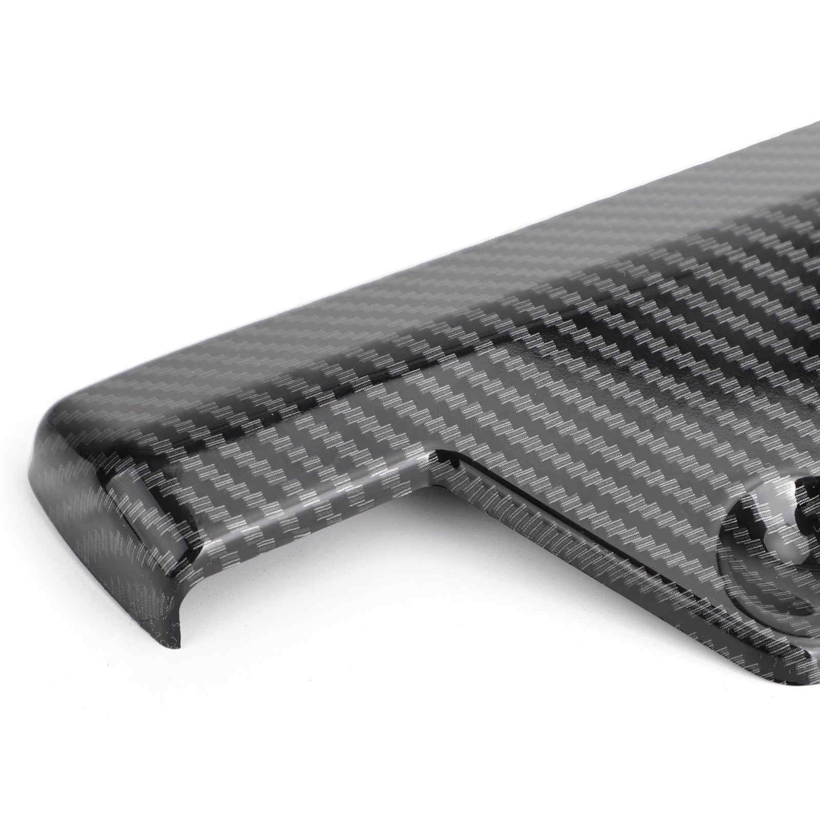 Alerón para parachoques trasero de coche, difusor divisor Canard, alerón de valencia, labio de fibra de carbono, aspecto genérico, 2 uds.