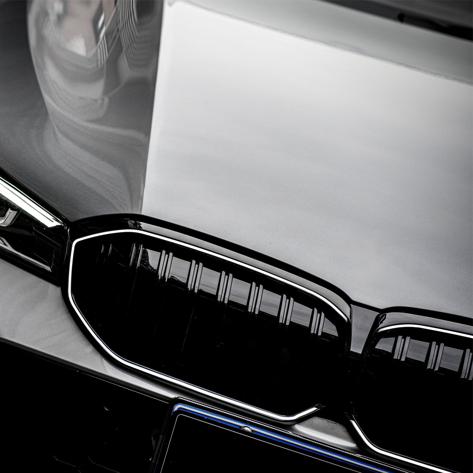 BMW serii 3 G20 G28 2023-2024 Przedni grill w kolorze czarnym błyszczącym