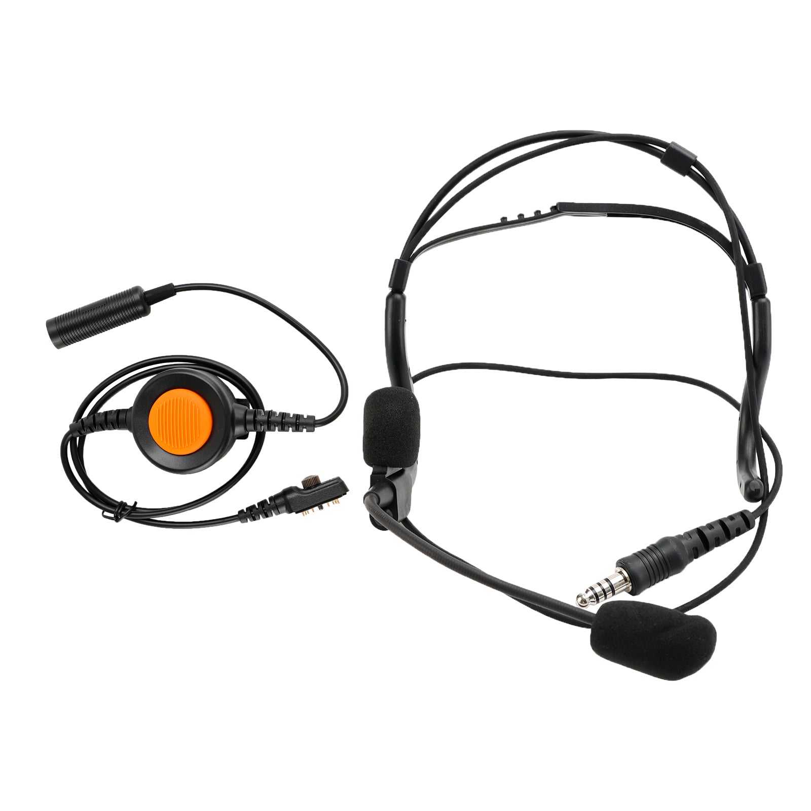 7.1-C8 Achterstekker Tactische Headset 6 Pin U94 PTT voor Hytera PD780/700G/580