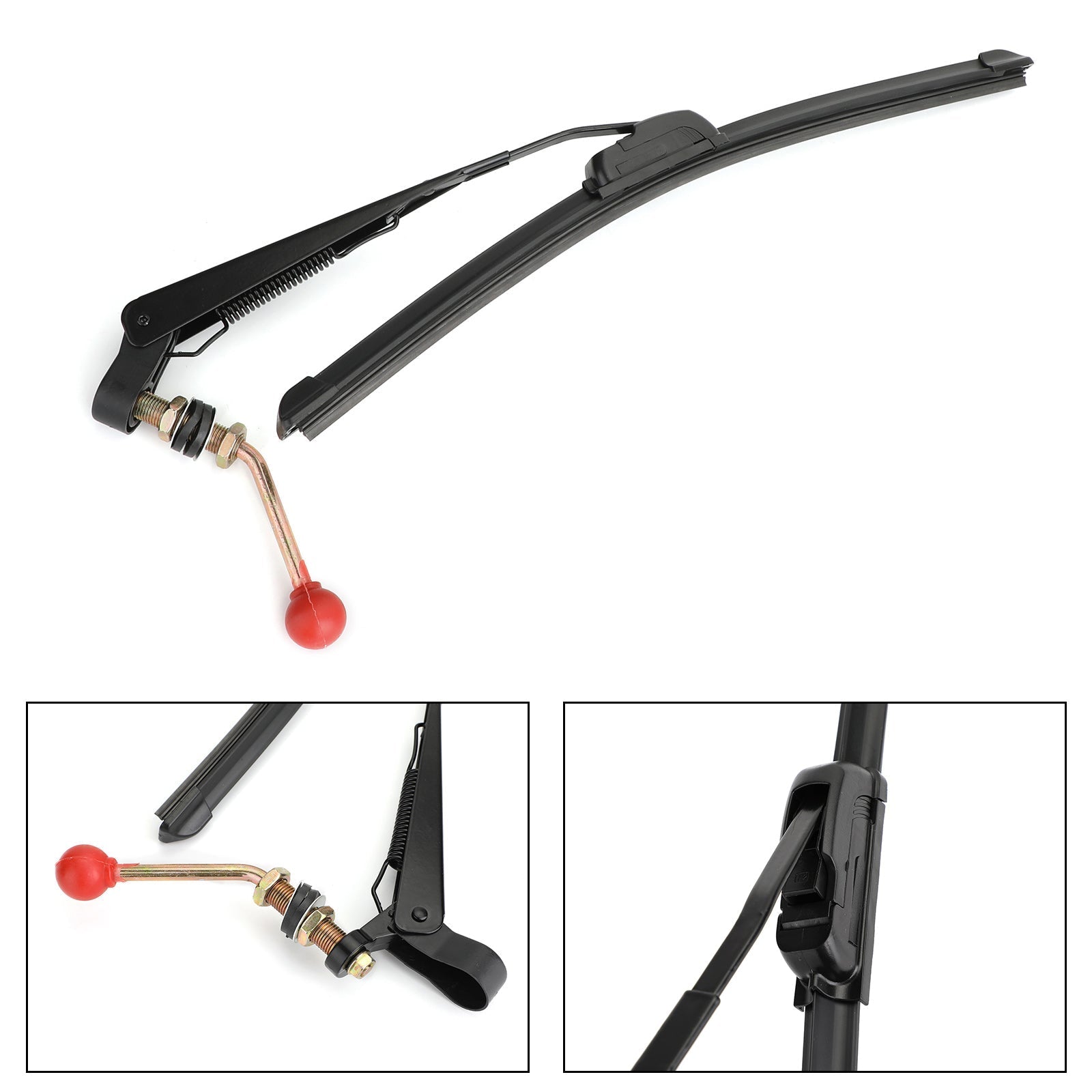 Limpiaparabrisas Manual UTV, cuchilla de goma para Can am Polaris Ranger genérico