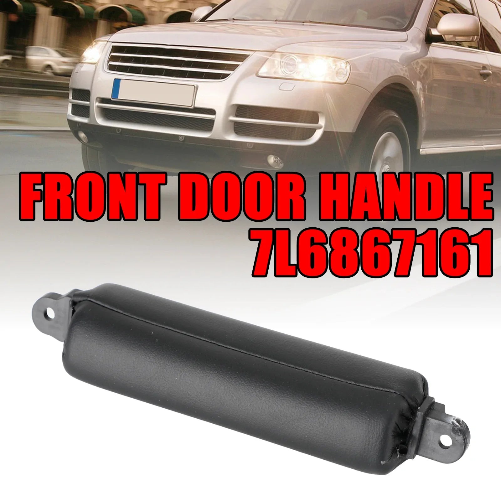 VW Touareg 02-10 Poignée de porte intérieure en cuir avant gauche ou droite 7L6867161
