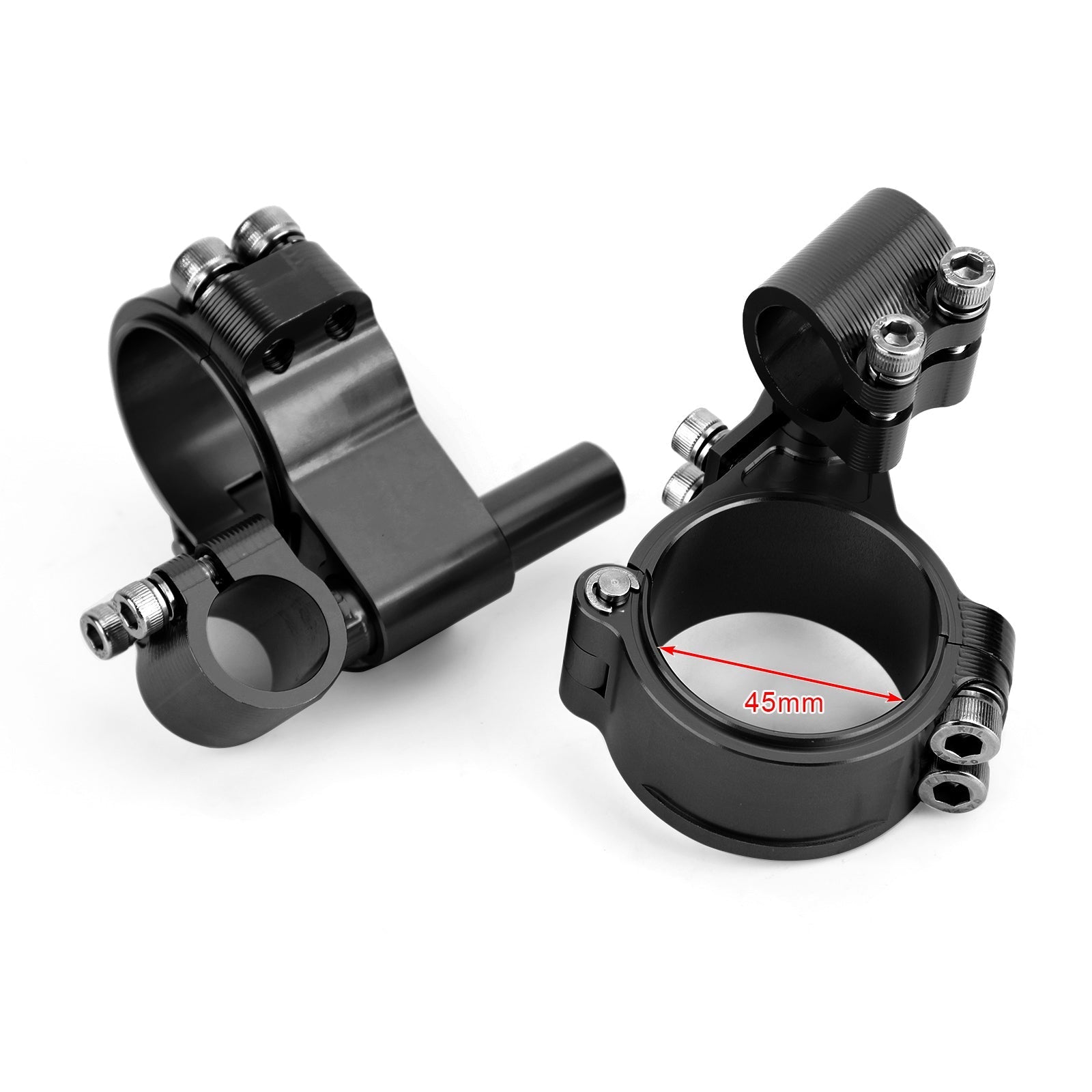 Clip CNC rotante regolabile universale Occano a tubo di forza manubrio 45 mm generico