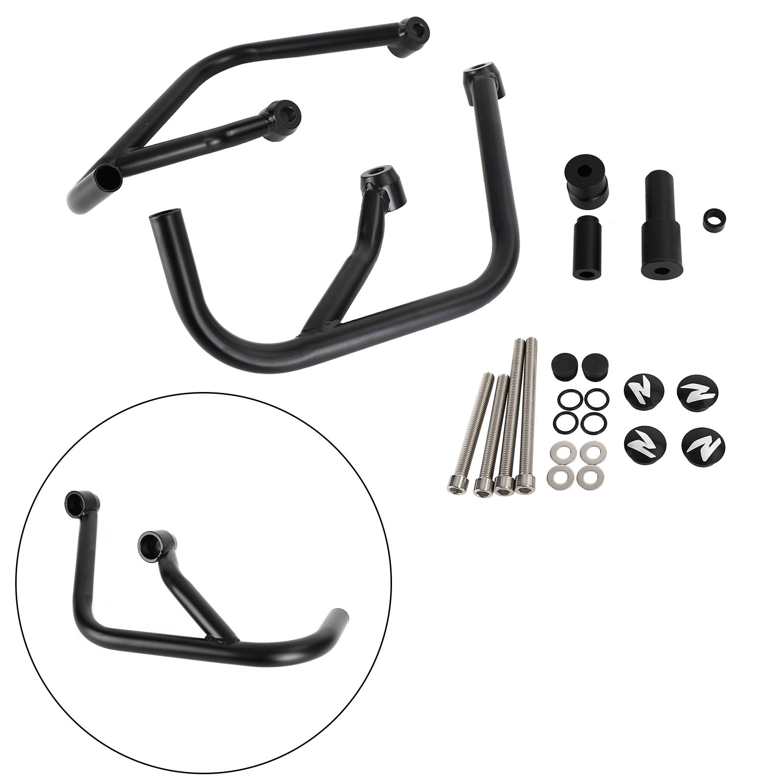 Musta moottorinsuojat rungon törmäyssuoja autolle Bmw F900R F900Xr 20-21 Generic