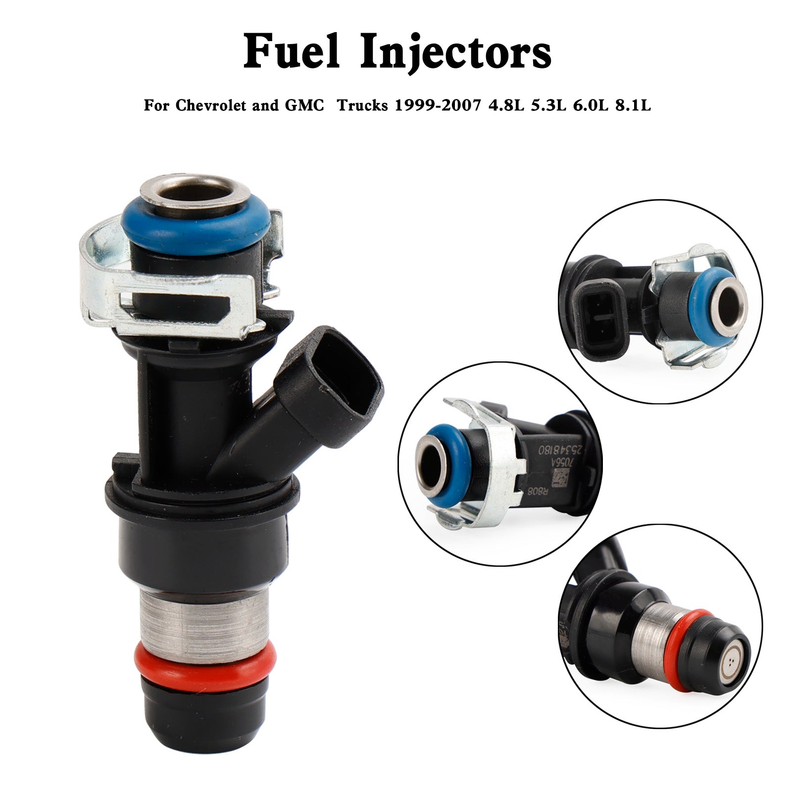Iniettori di carburante 25348180, 881693002 RA087006 per Chevrolet MerCruiser Volvo Penta