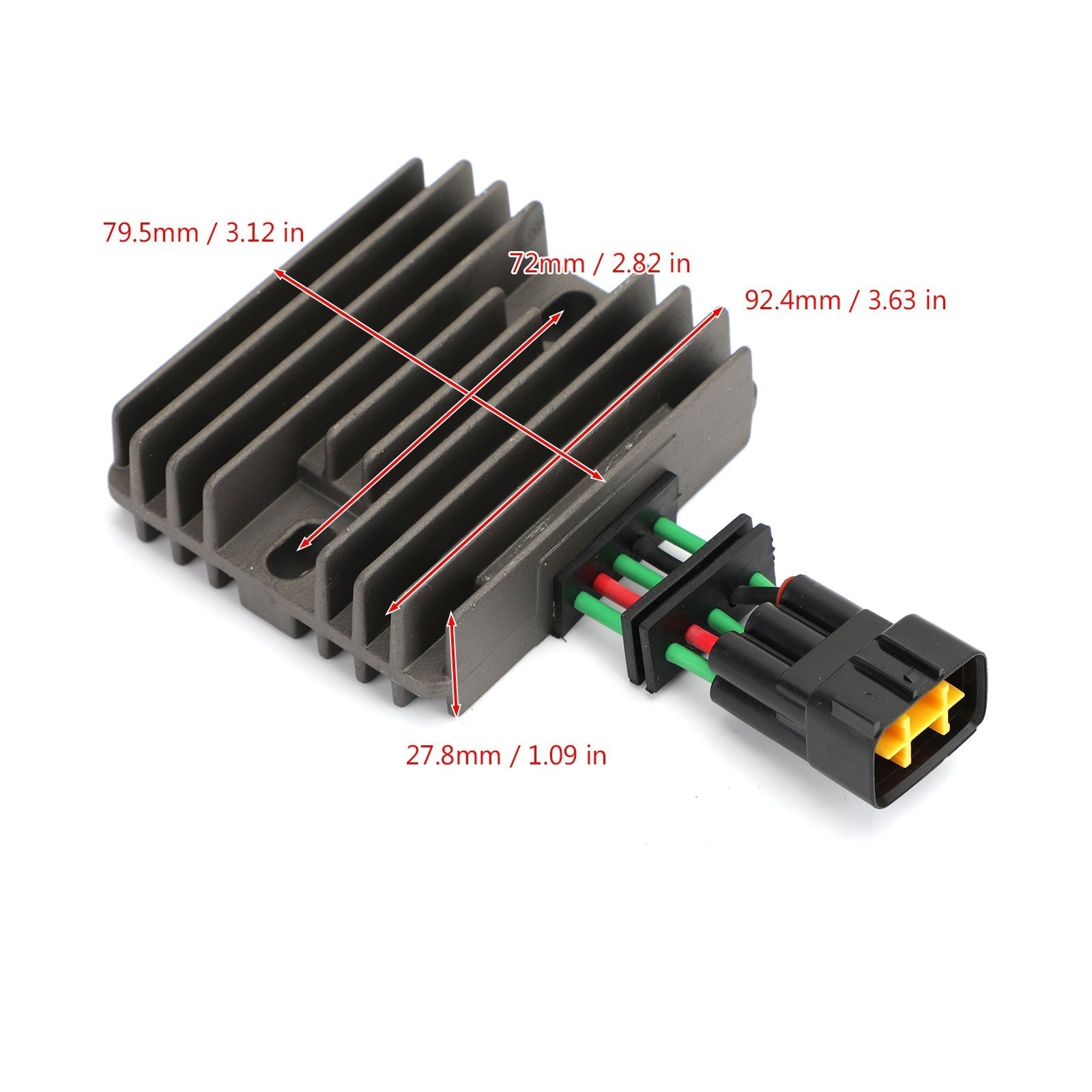 Jännitteen tasasuuntaajan säädin Yamaha 50-70 / 115 Hp 4-tahti 68V-81960-10-00 Generic