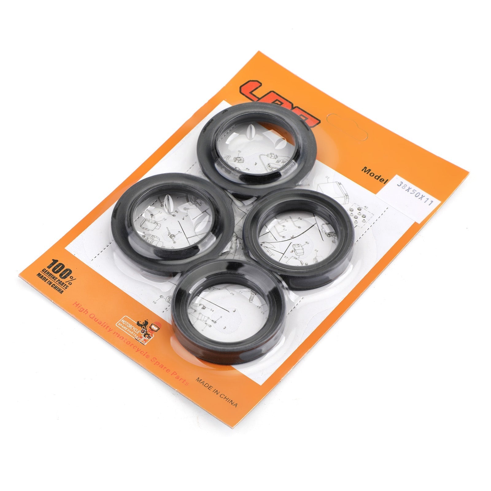 Set guarnizioni forcella anteriore per polvere d'olio per Honda CR125R 1981 1982 1983 XR250R 1984 1985 generico