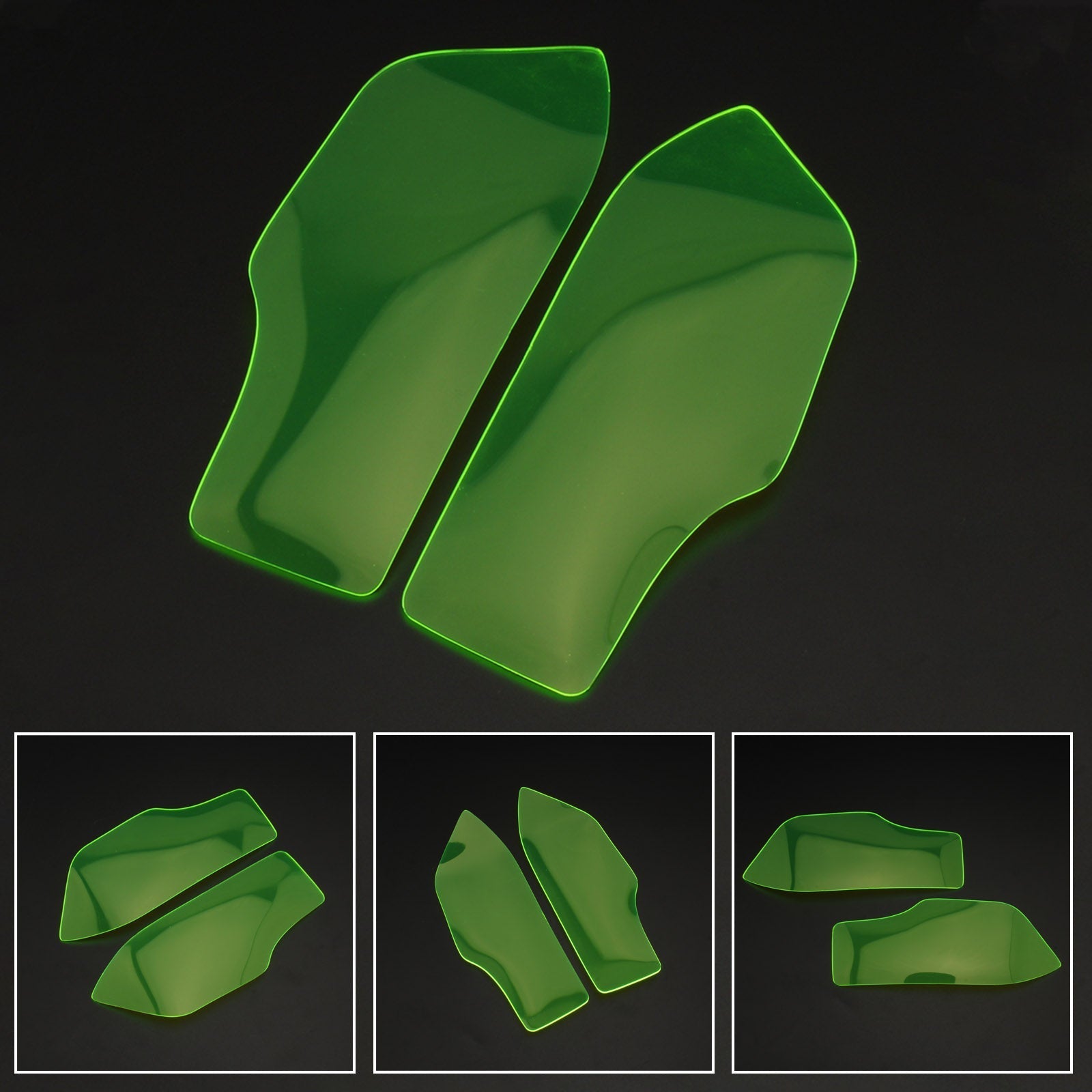 Honda Adv 150 2019-2020 -sovellukseen sopivan etuvalojen suojaava kansi geneerinen savu