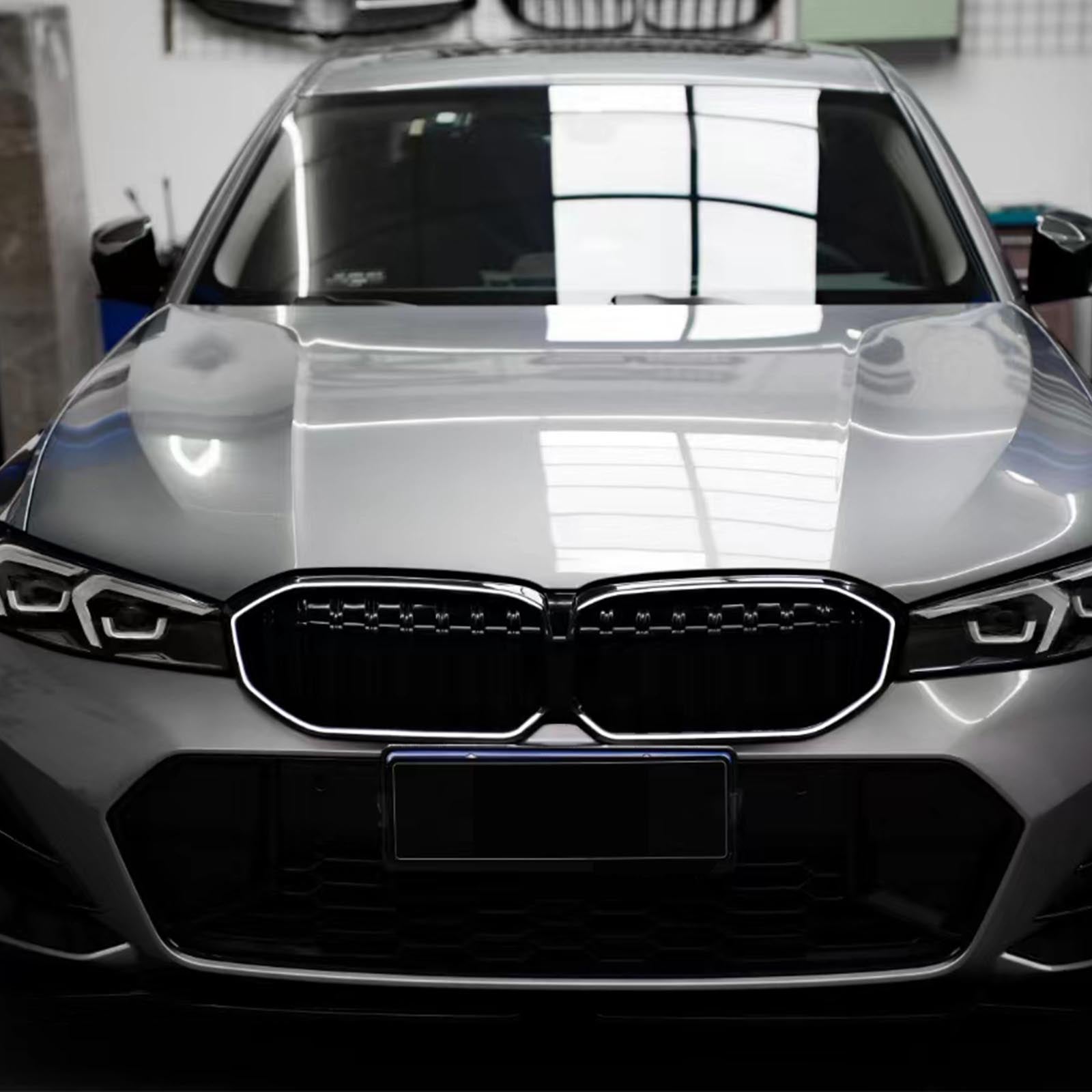 BMW serii 3 G20 G28 2023-2024 Przedni grill w kolorze czarnym błyszczącym
