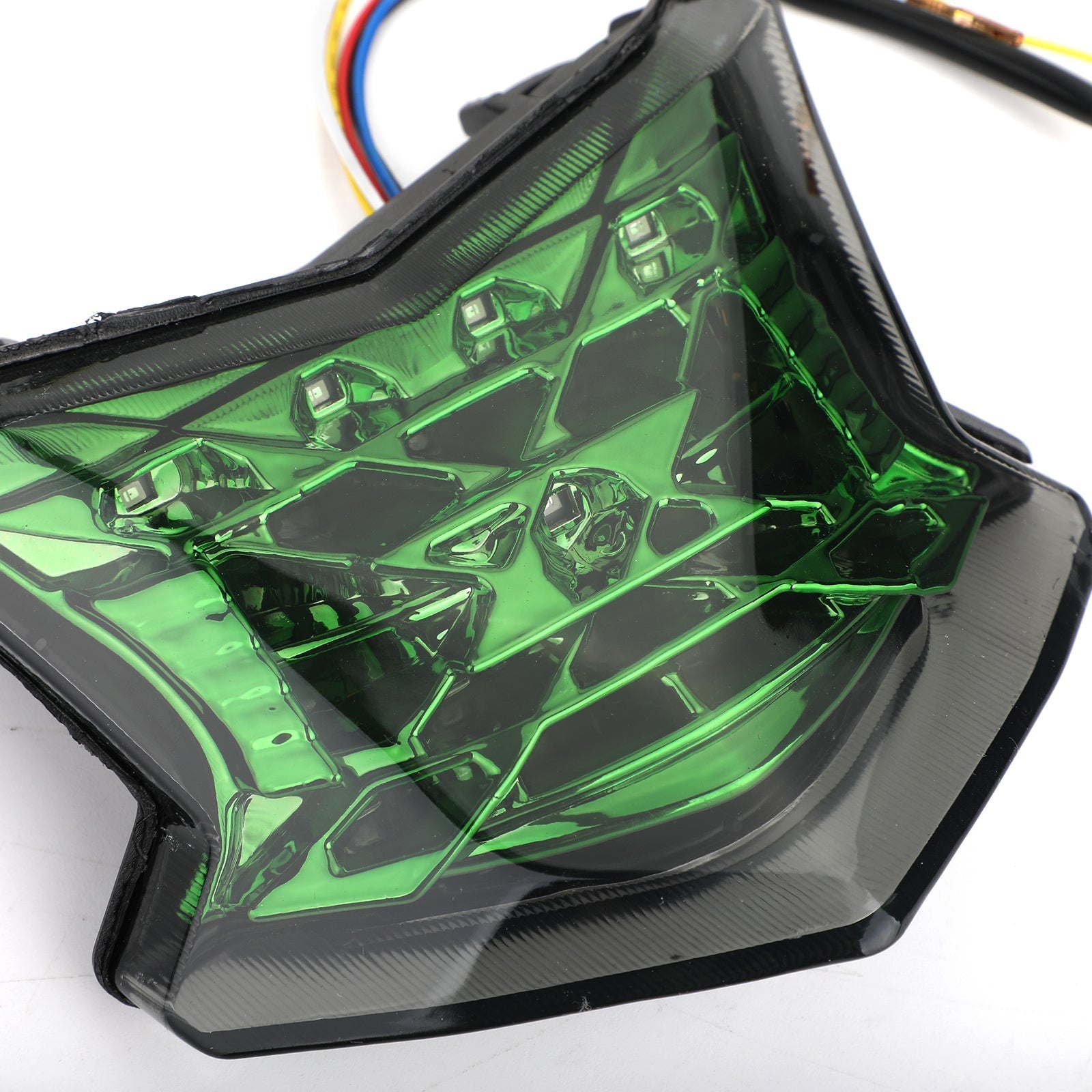 Clignotants de frein à LED feu arrière pour Kawasaki Z650 Ninja 650 Z900 17-19 argent générique