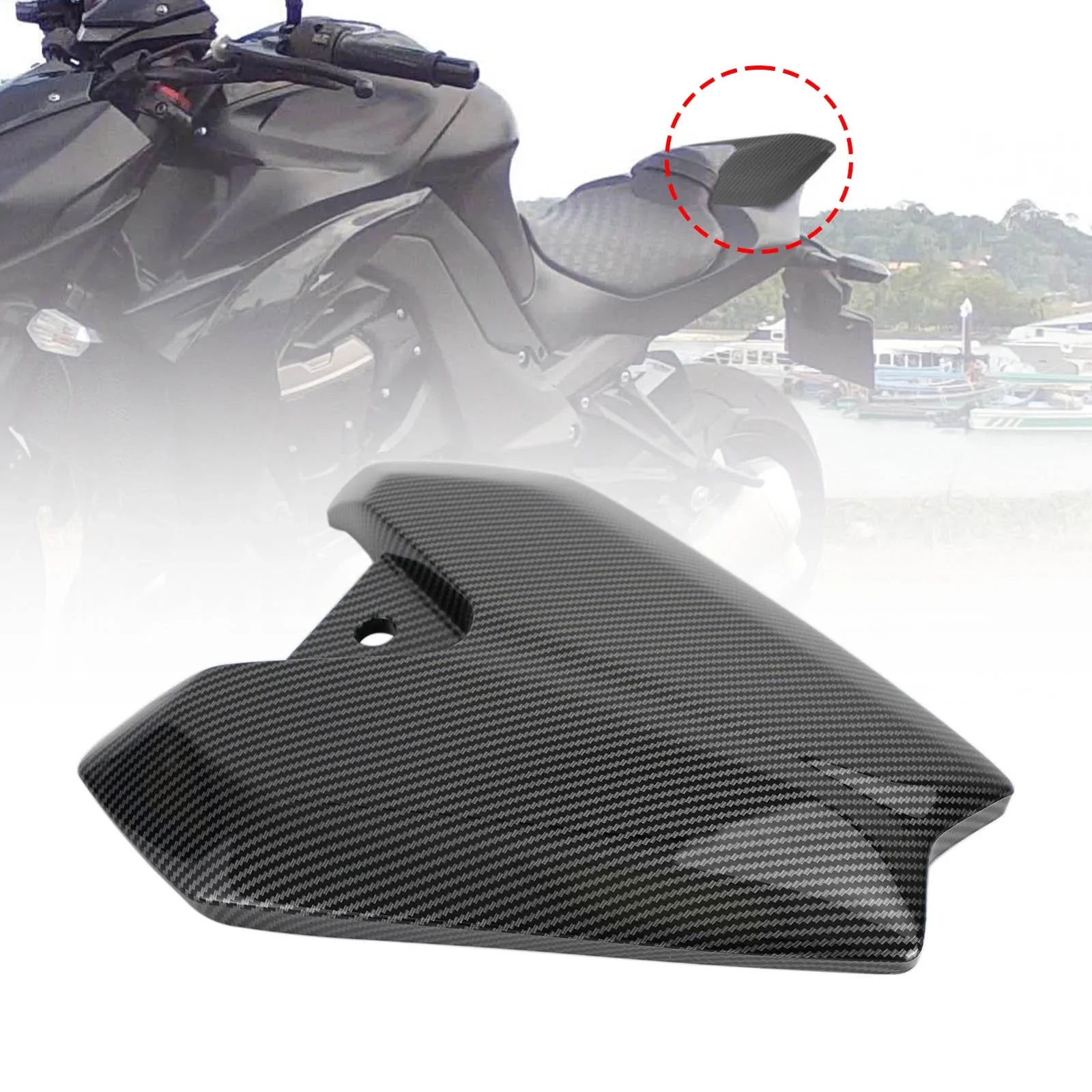 Tylne tylne siedzenie motocyklowe dla Kawasaki Z1000 2014-2022 Ogólne