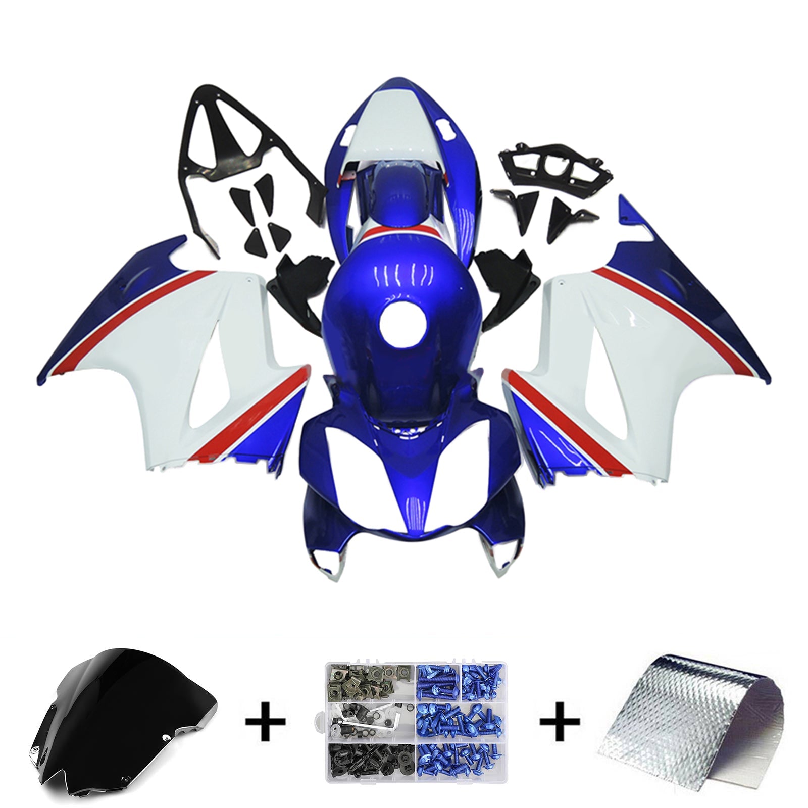 Amotopart Honda VFR800 2002-2012 ABS muovinen korin suoja