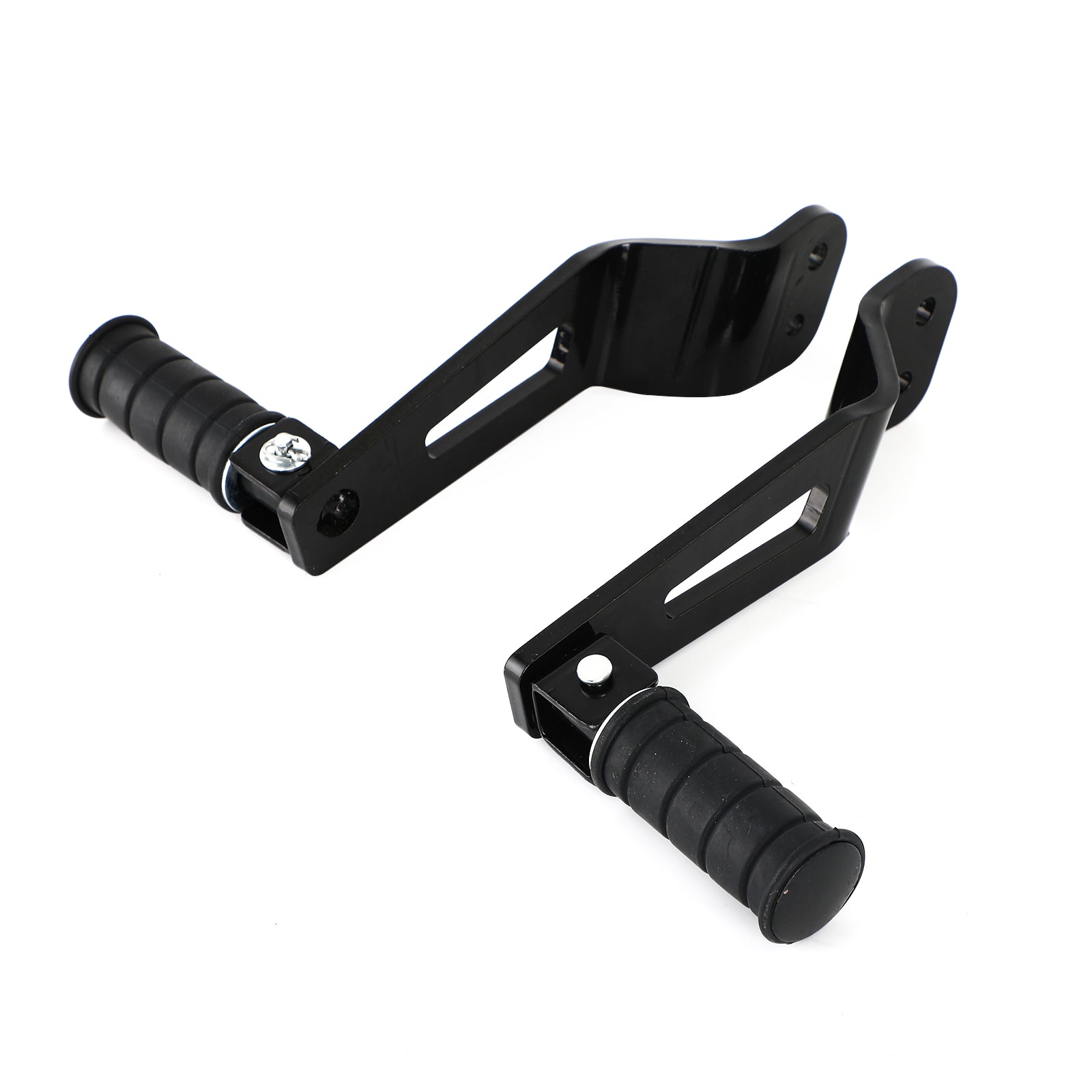 Estriberas traseras negras para pasajero para Yamaha Bolt XVS950 XVS950R-Spec 2014-2020 Genérico